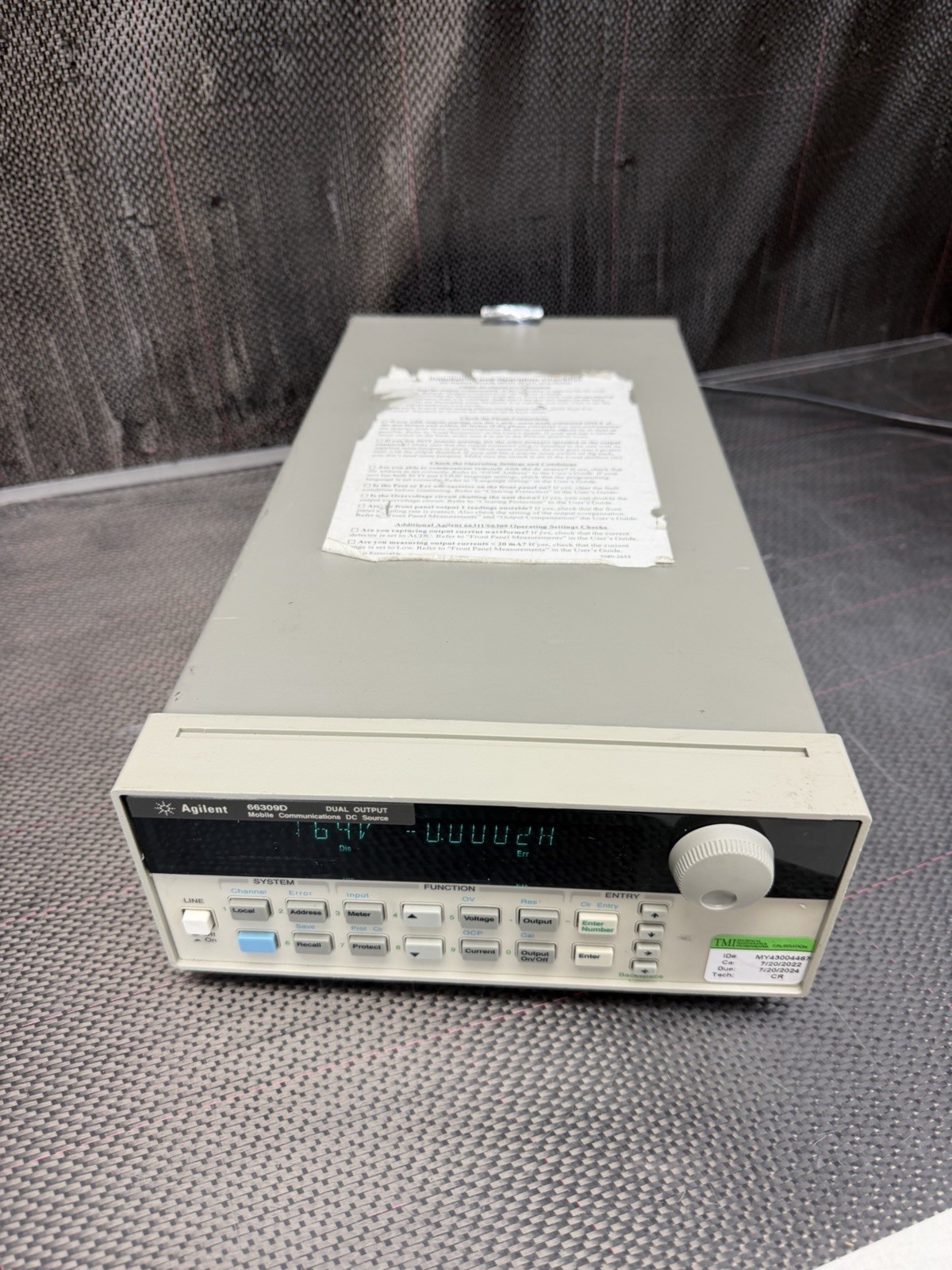 HP Agilent 66309D Dual Output DC Guaranteed Very Good Condition ShipFast