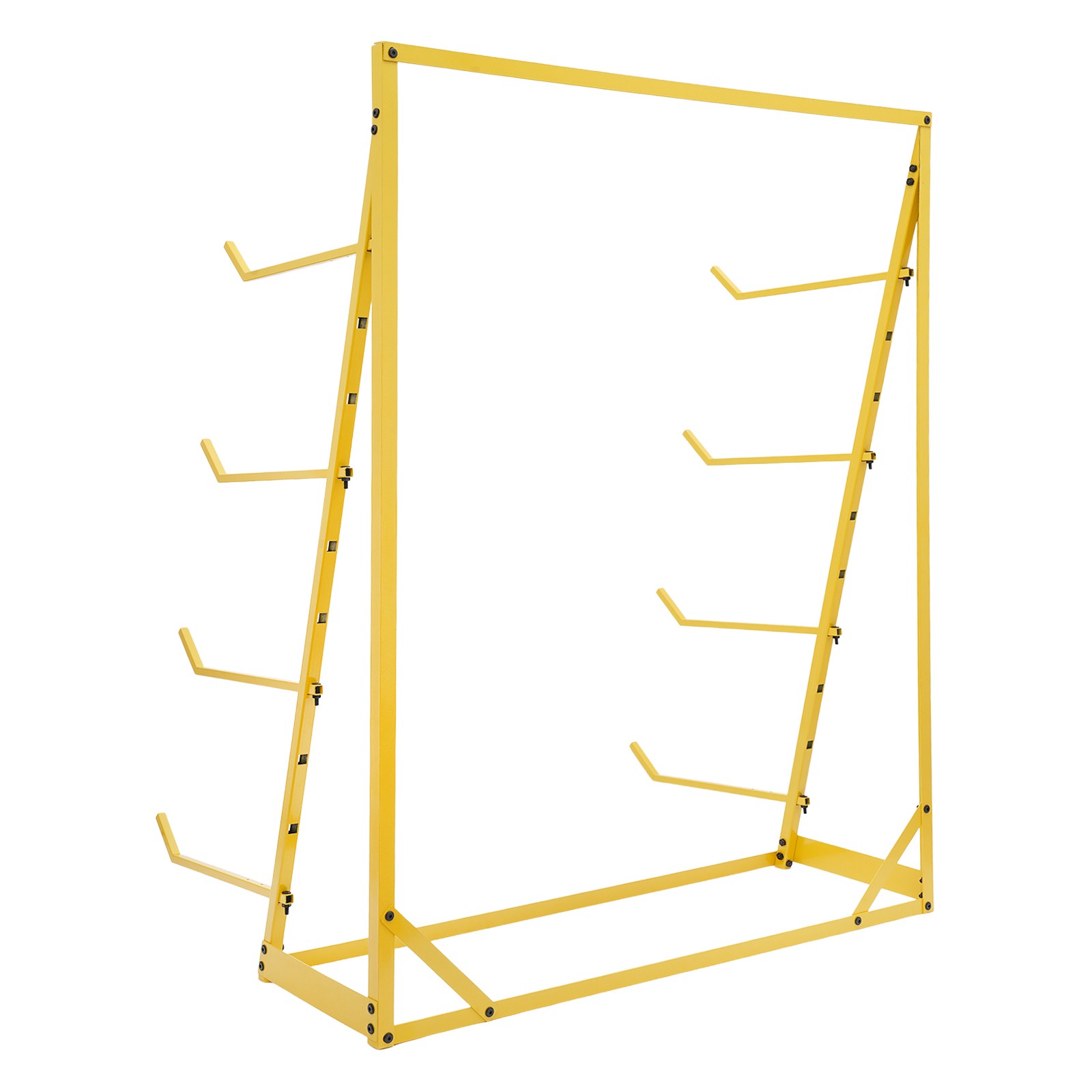 4 Tier Steel Horizontal Lumber Storage Rack Adjustable Storage Cantilever Rack