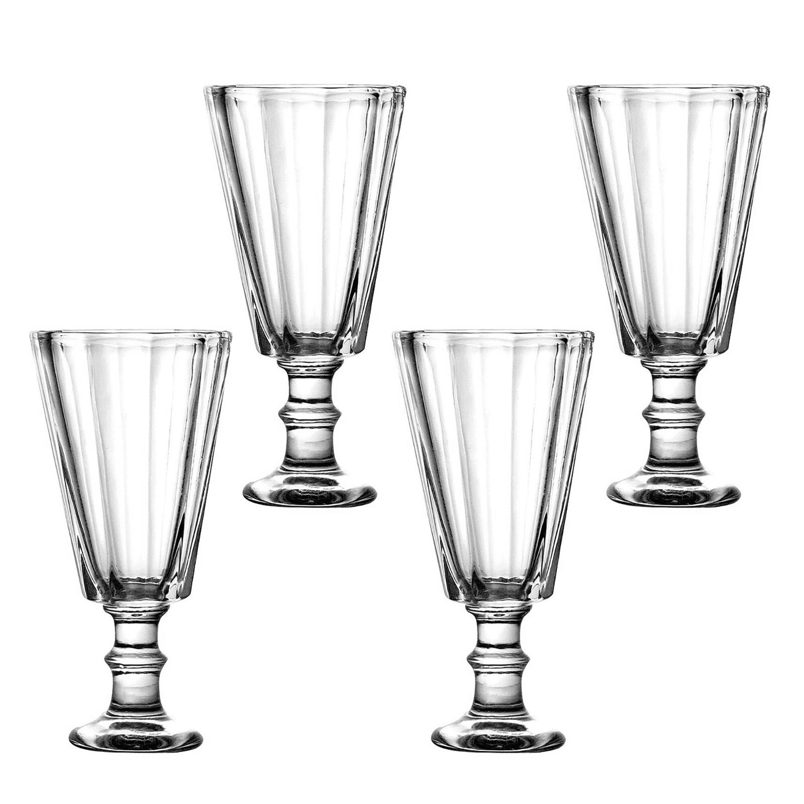 4 pc Faceted Shot Glass Set Lafitnik Russian Ryumka 50 ml Лафитник Рюмка