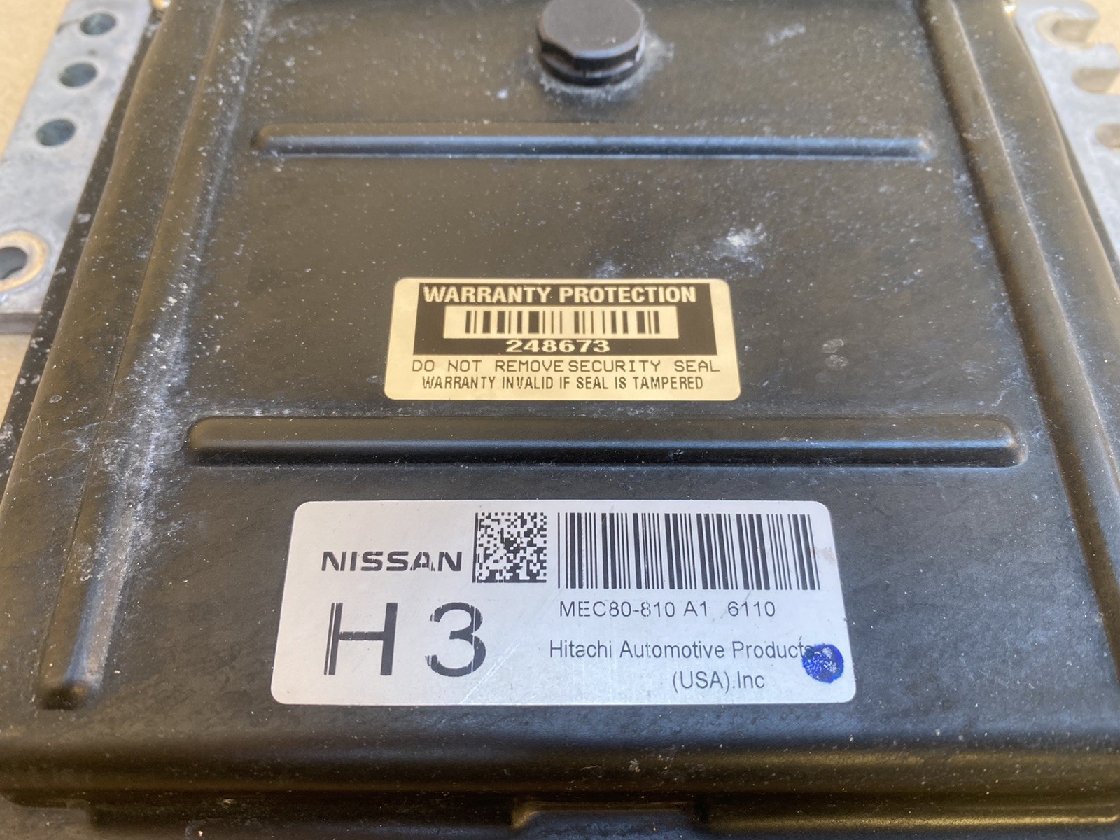 2006 NISSAN FRONTIER M/T 2.5L MEC80-810 A1 ENGINE COMPUTER MODULE ECU ECM PCM