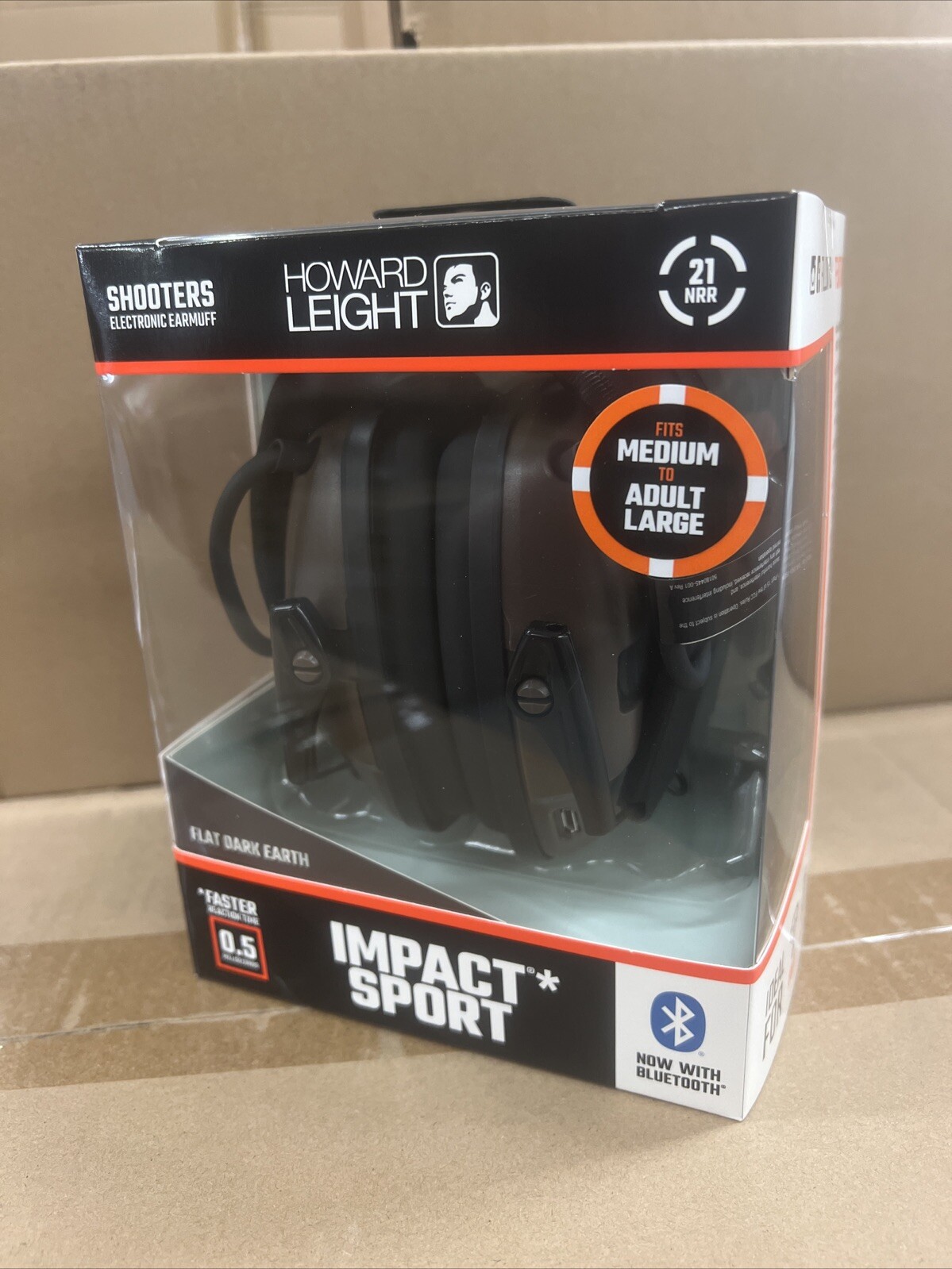 Howard Leight Honeywell Ademco Howard Leight Impact Sport with Bluetooth, FDE