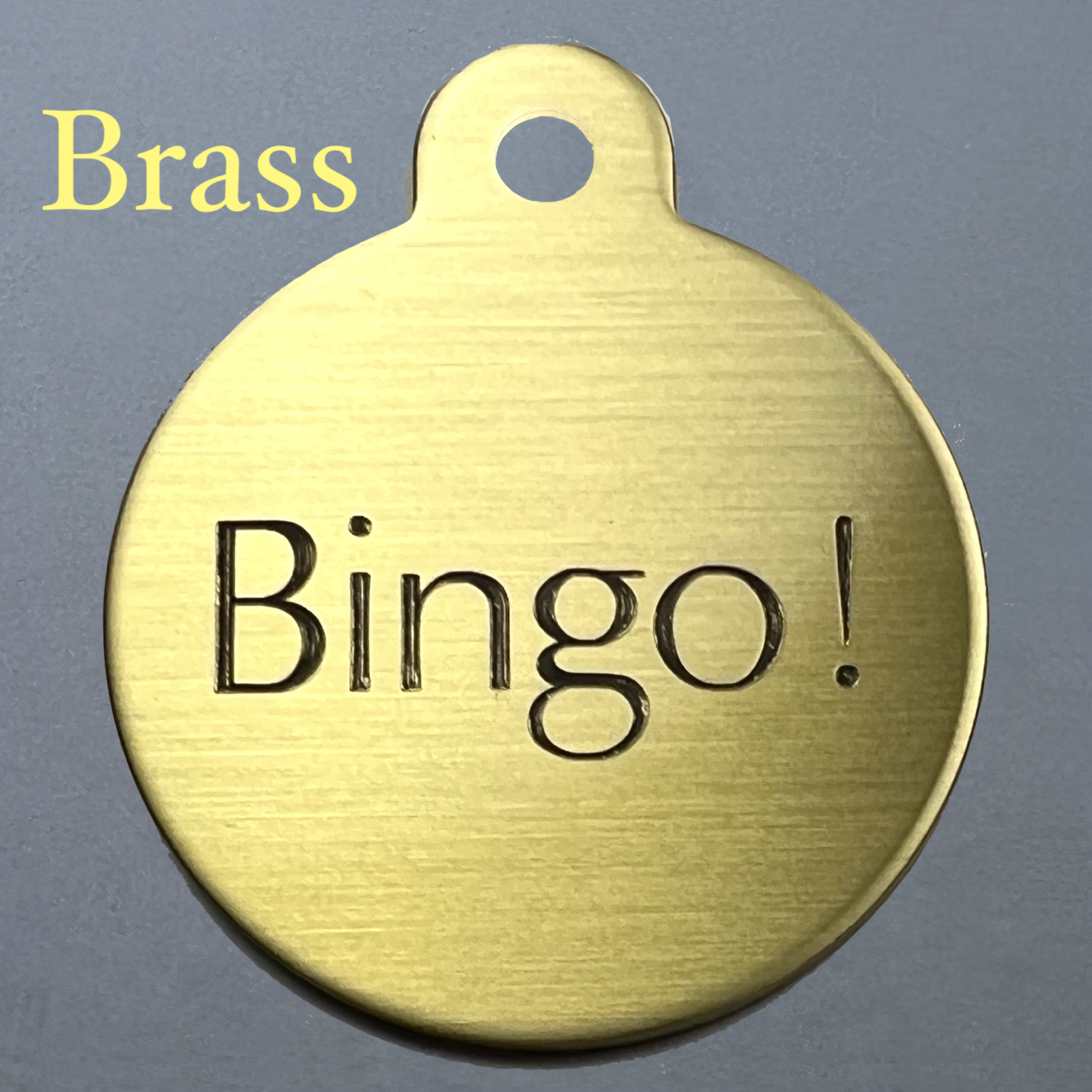 Custom Engraved Dog Tags Personalized Dog Collar PET TAGS Engraved ID TAG BRASS