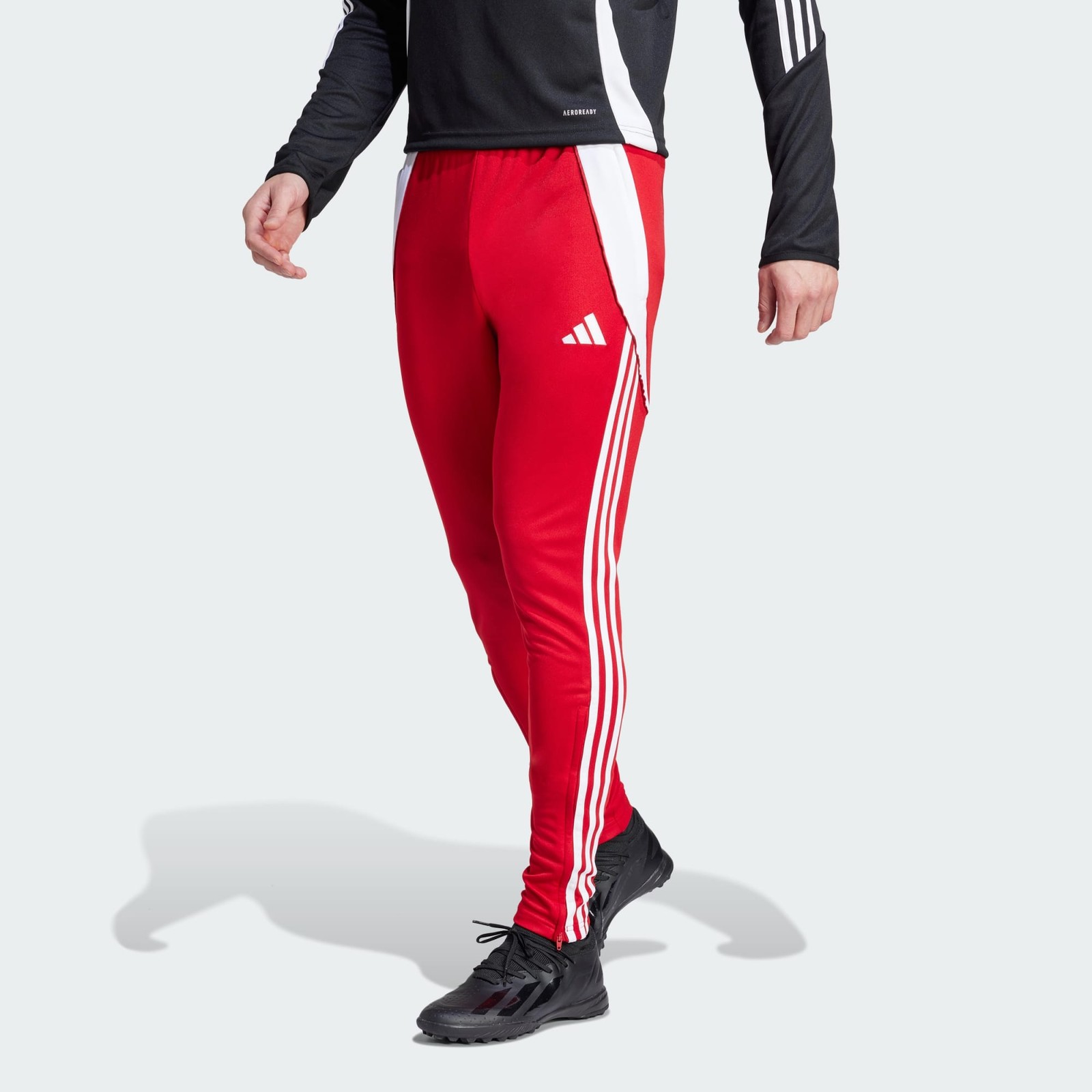 Adidas Tiro 24 Red Zip Pocket Training Track Pants MSRP $50