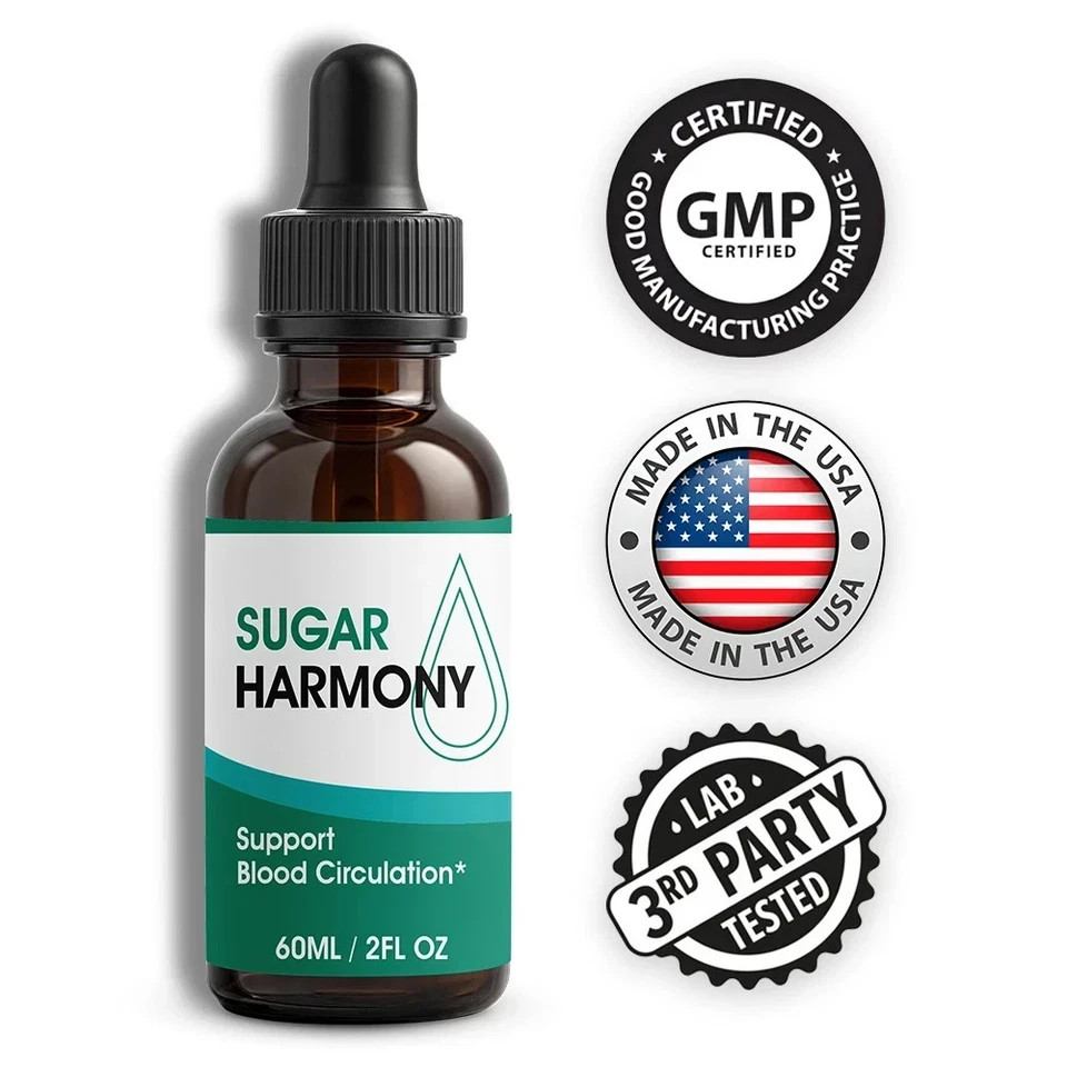 (5 Pack) Sugar Harmony Drops, SugarHarmony Maximum Strength Blood Support US