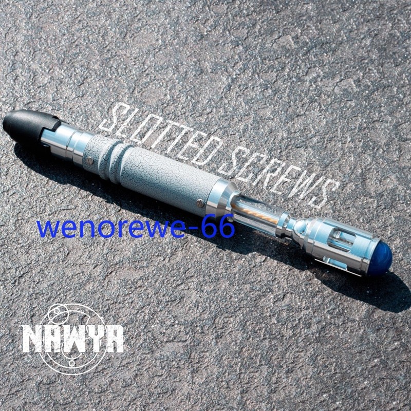US Now!! NAWYA Doctor Who 10th Replica Metal LED Sonic Screwdriver Scalable Prop