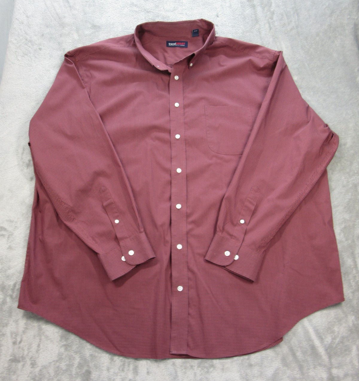 Roundtree & Yorke TravelSmart Men's 3XB Check Button-Down Shirt