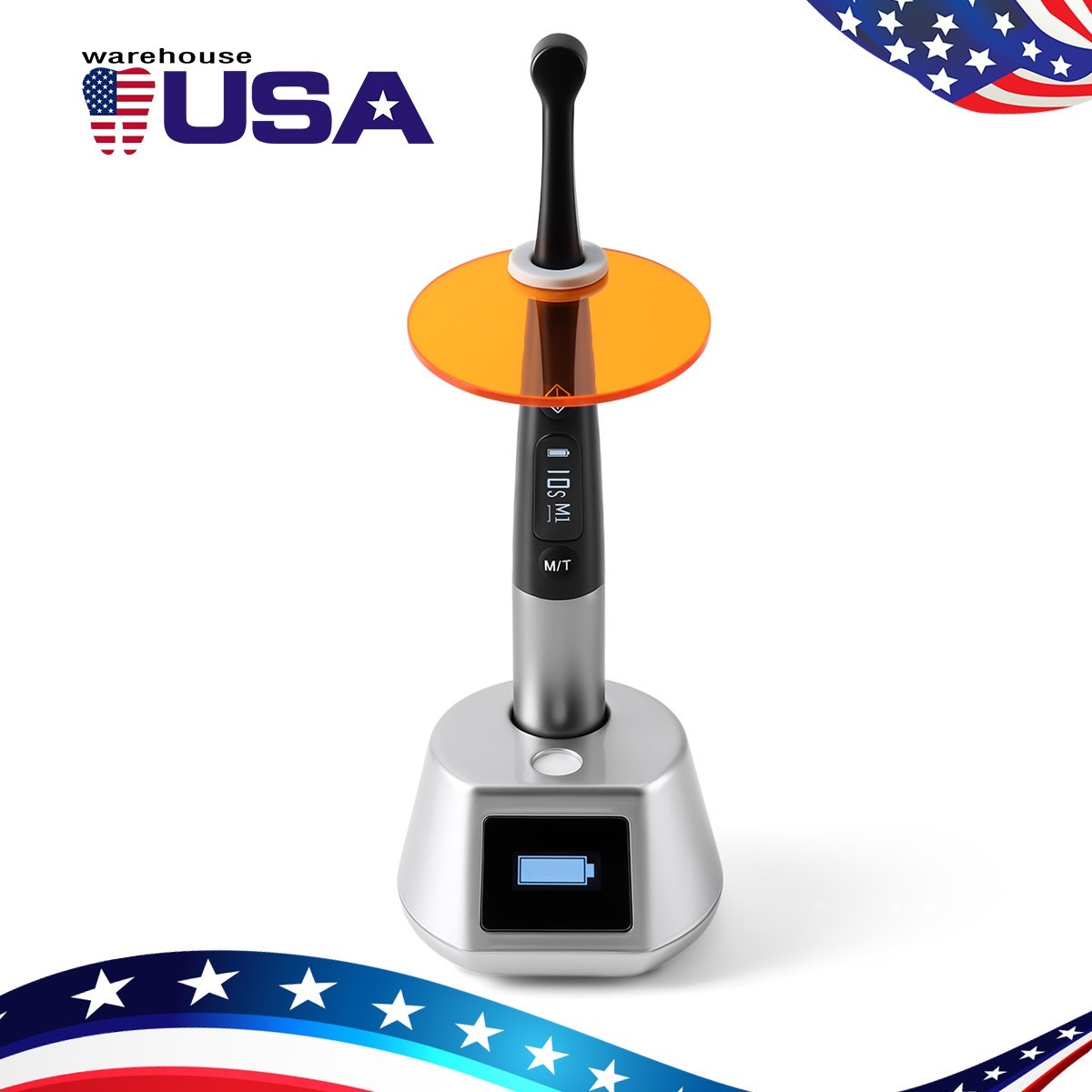 Professional Dental Curing Light 1 Sec Cure High Power 3100mW/cm² 7 Modes LED