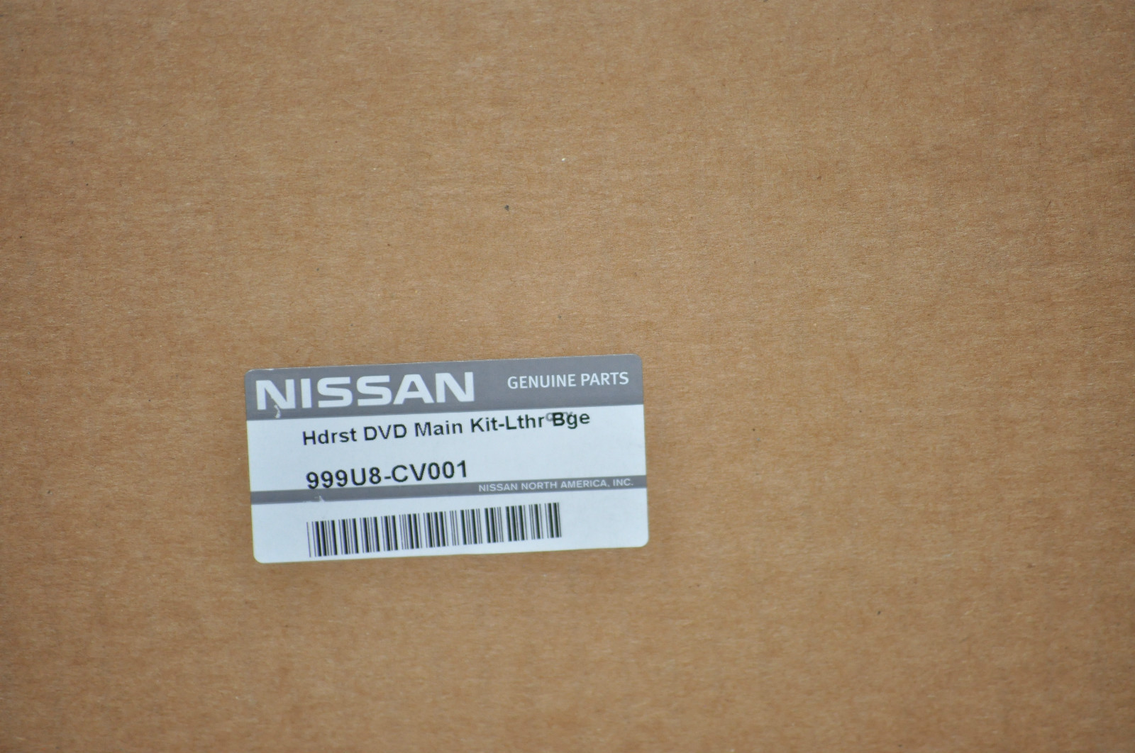 Authentic Nissan Headrest DVD Beige leather Murano 999U8-CV001 2009-2015