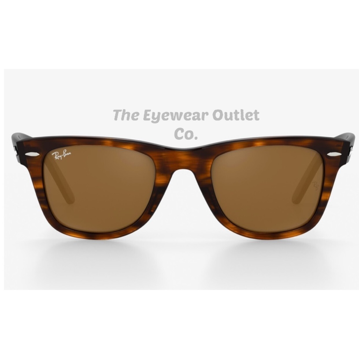 Store Display Rayban Wayfarer Brown Lens Tortoise RB2140 Standard 50mm Large 54