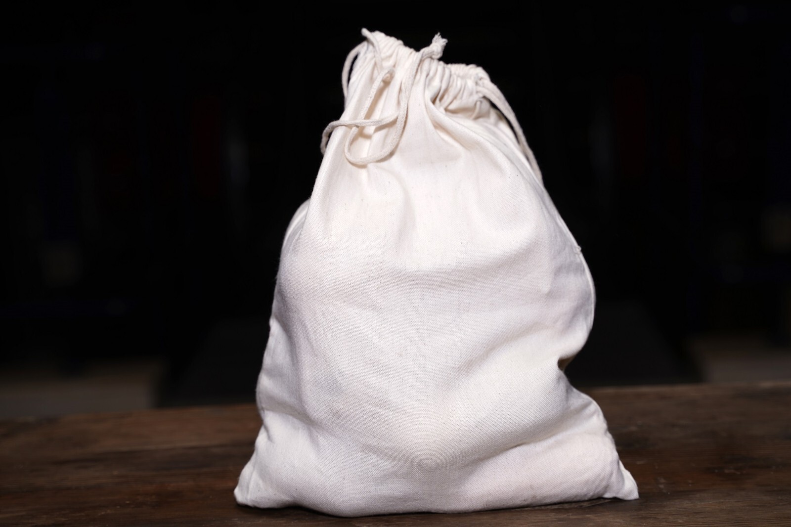 4"x6" Cotton Double Drawstring Muslin Bags (Natural Color)