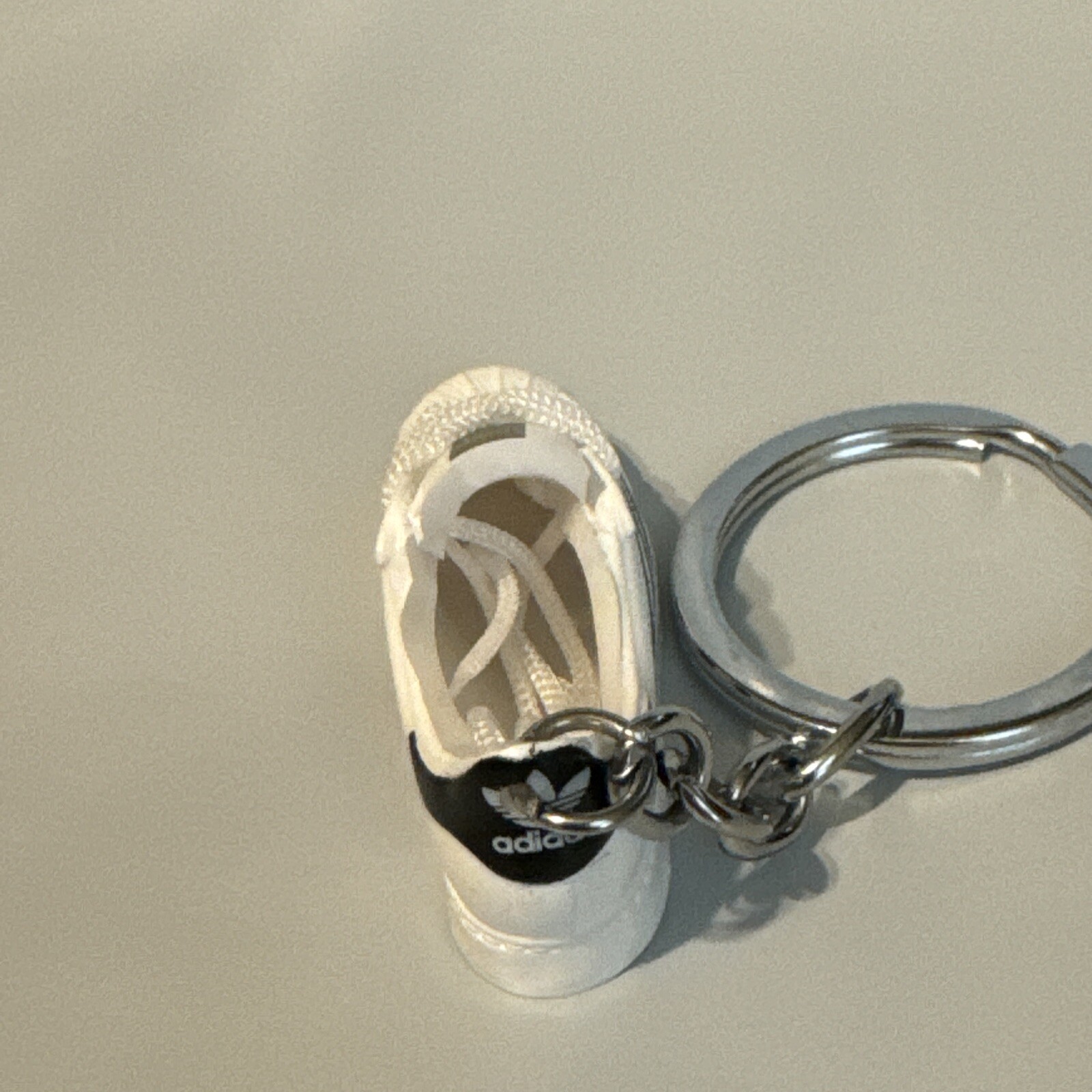 Mini Adidas Shoe Keychain | Superstar | Classic Low | White