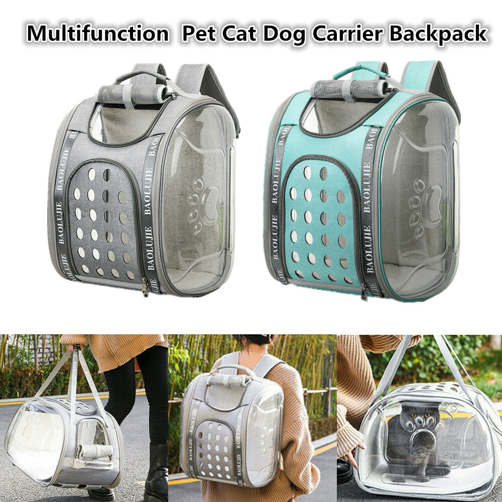 Pet Cat Dog Carrier Bag Backpack Travel Hiking Cat Handbag Folding Portable US