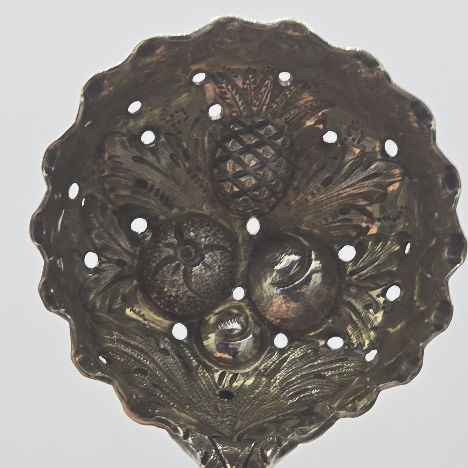 Charles Eley English sterling spoon 1800s bonbon fruit spoons With Lion Crest