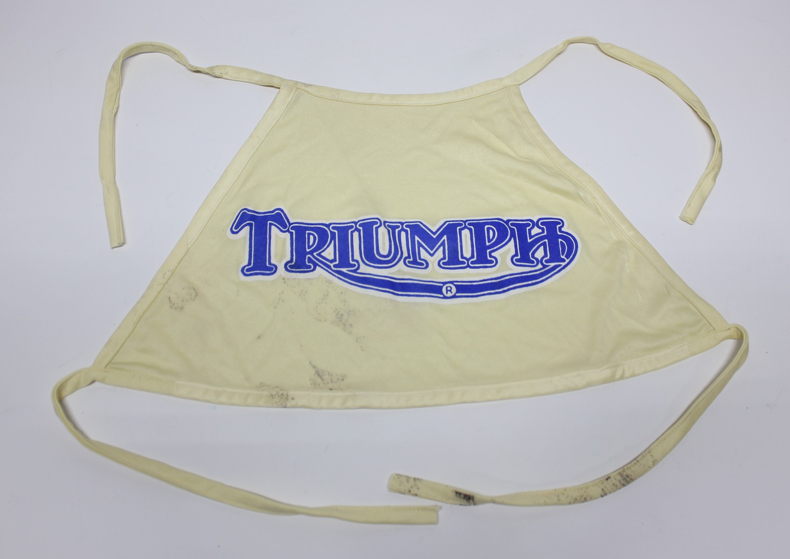 Vintage Triumph Motorcycles 1960 70s Womens Halter Top Tie Back by Nicoll Dallas