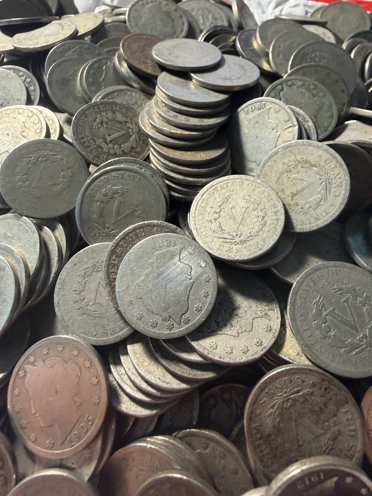 (100) Assorted Liberty "V" Nickels - Bulk Lot