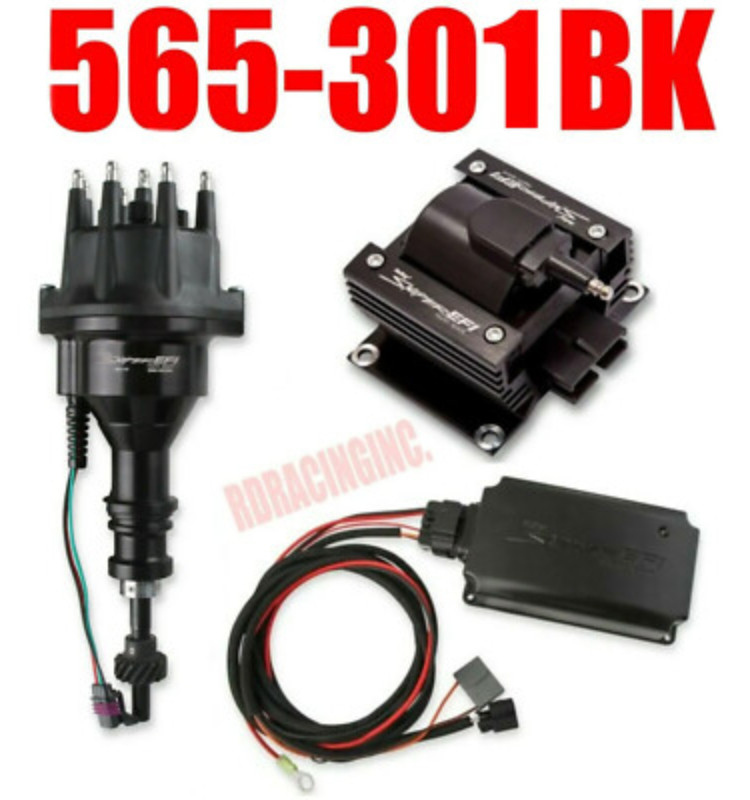 Holley 565 301BK Sniper EFI HyperSpark Distributor Kit combo FORD 260/289/302