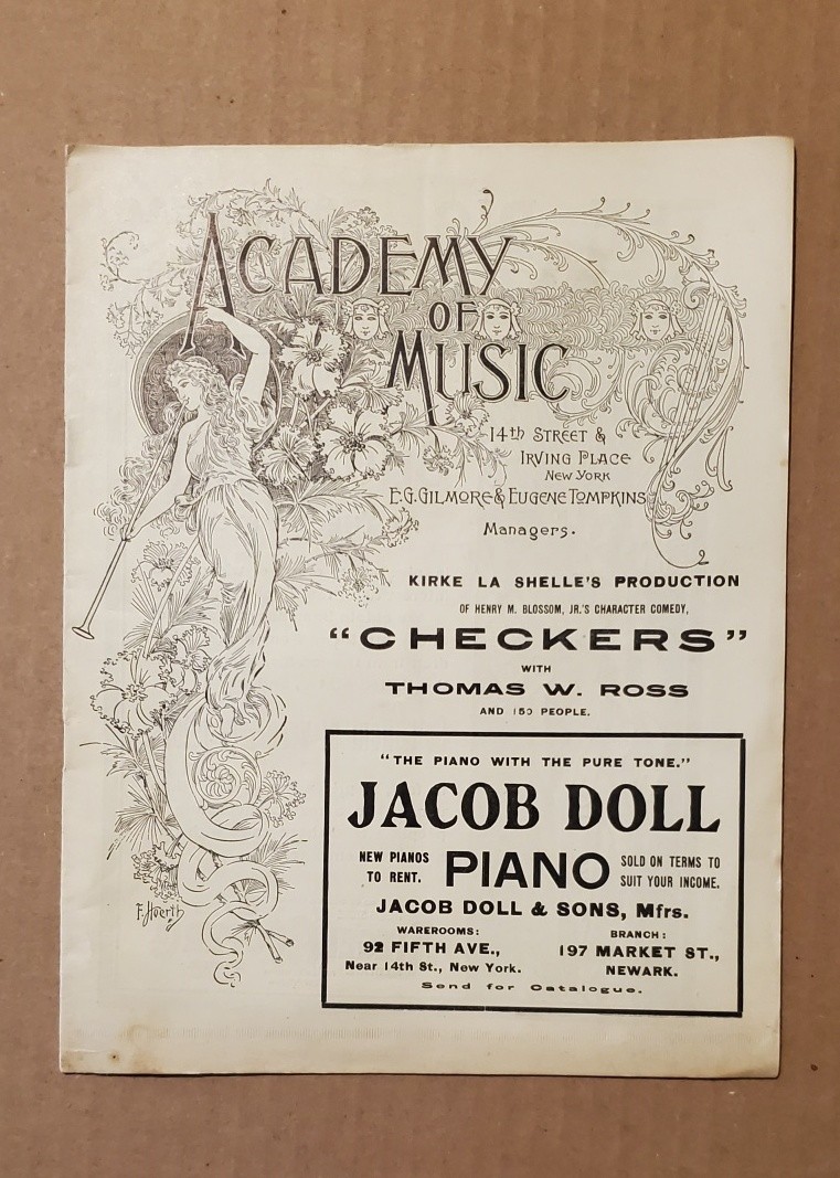 2192----1903/04 Academy of Music programs lot of 4 NYC