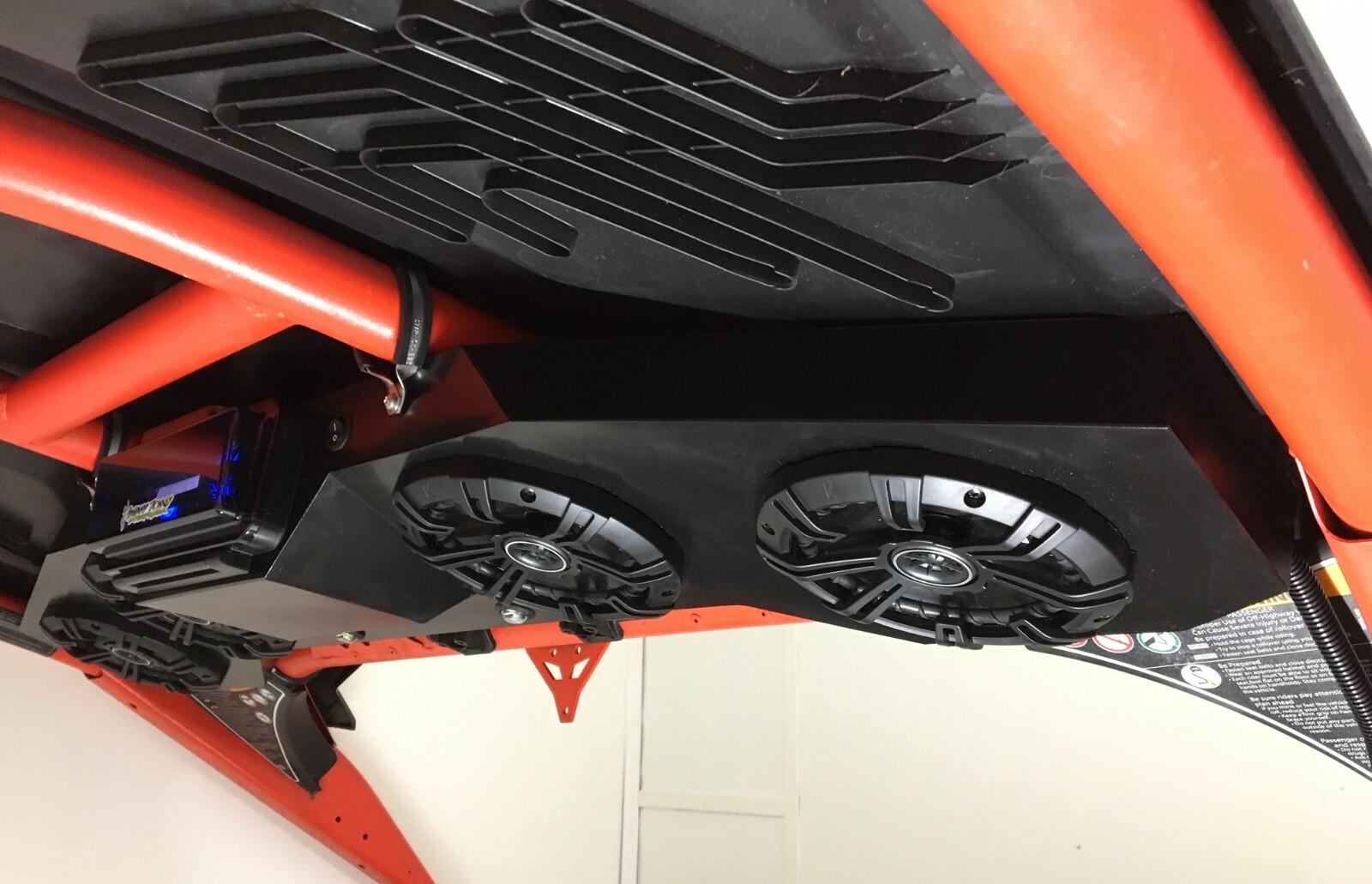 CAN AM X3 Maverick Stereo Radio Kicker 4 speaker Bluetooth sound bar