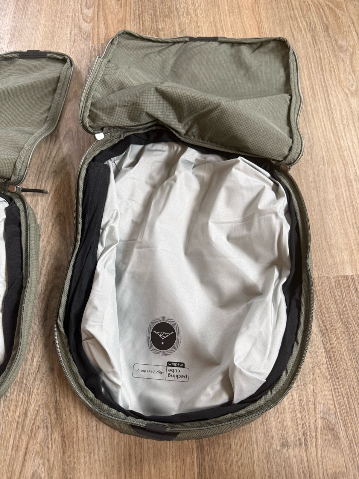 Peak Design Packing Cube LOT of 2 - Small & Medium - Sage