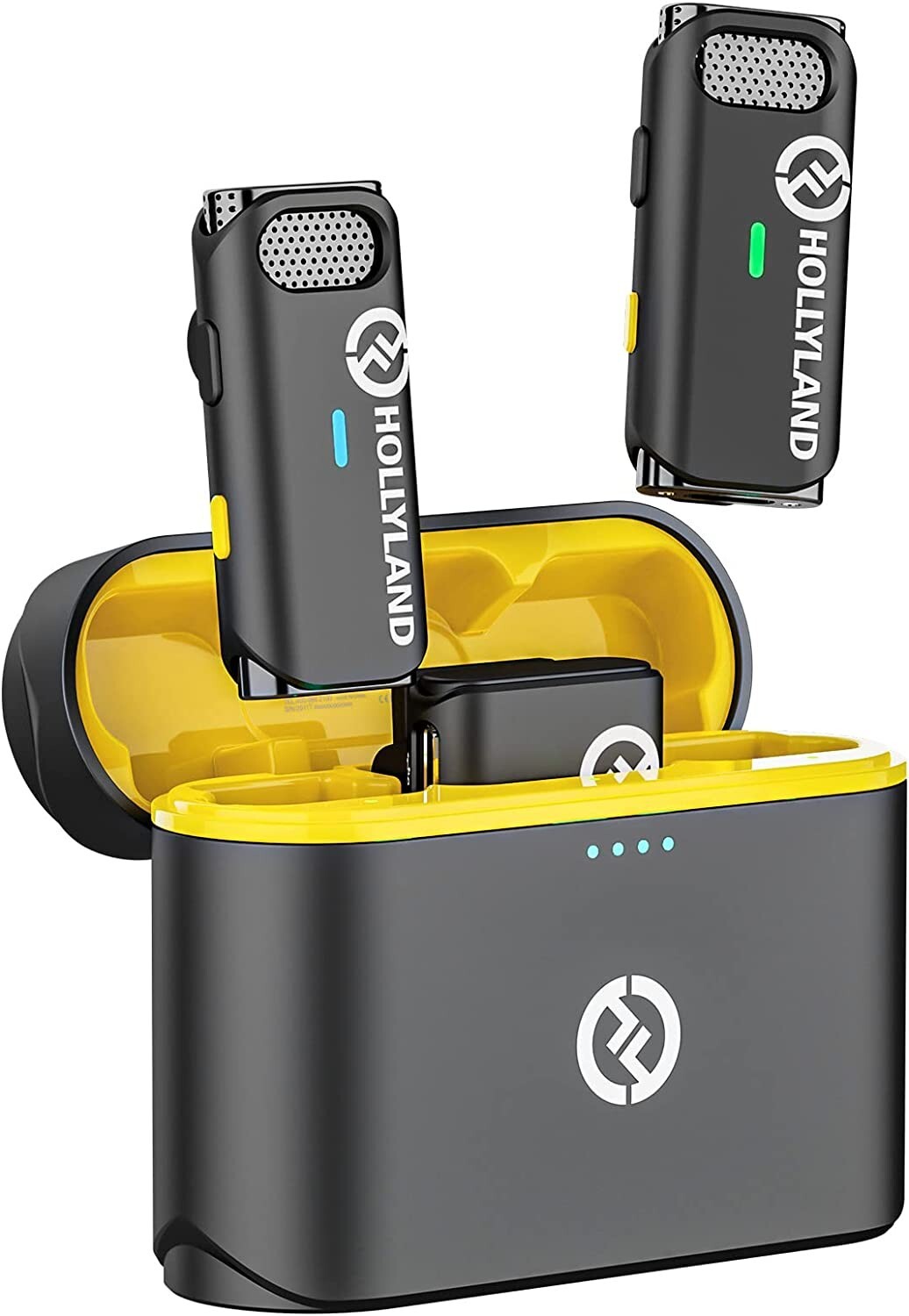 Hollyland Lark M1 Wireless Lavalier Microphone, 2.4GHz Noise Cancellation, 656ft