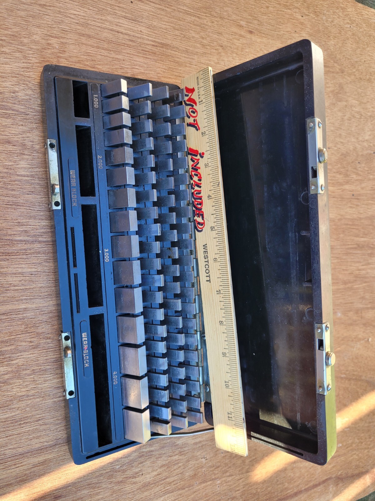 DoAll PRECESION GAGES Block Set 83 ( Wear Block) complete in Do All Box