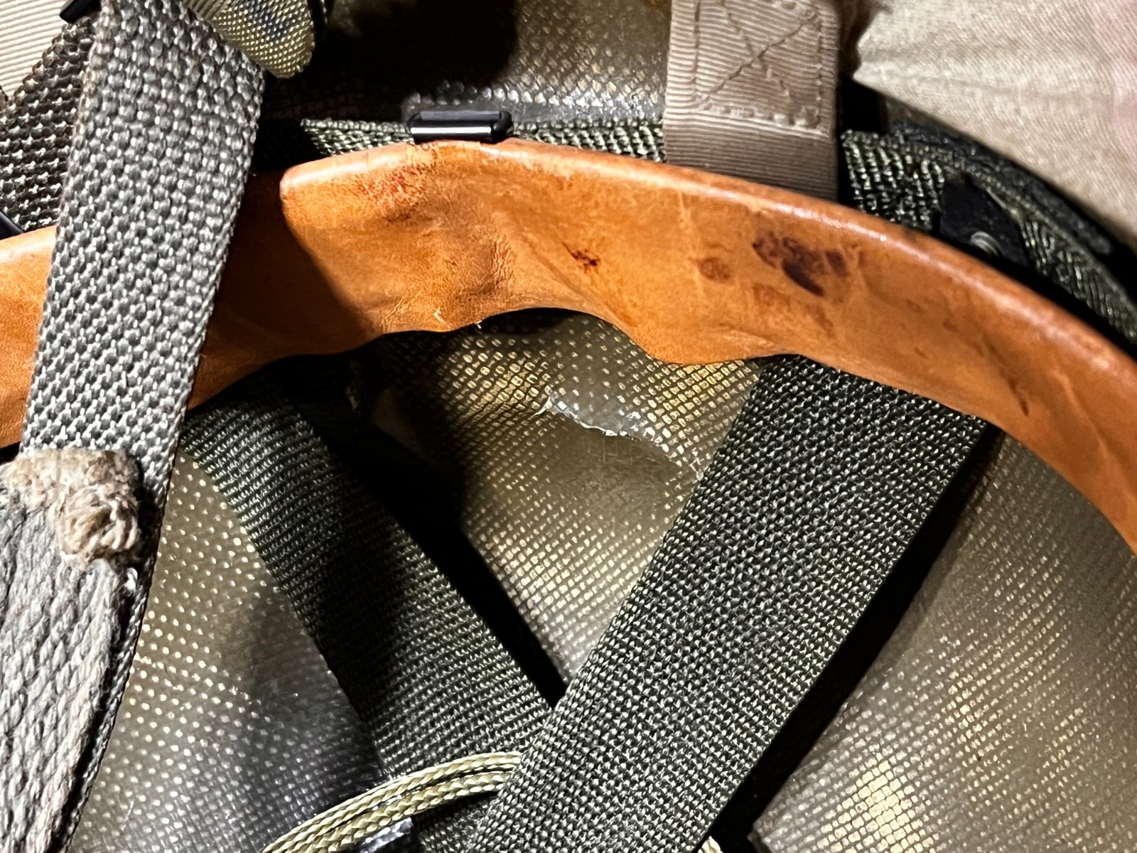 PASGT Helmet Cover Battle Damaged Iraq Desert Storm and OPFOR Shirt US Army OBO