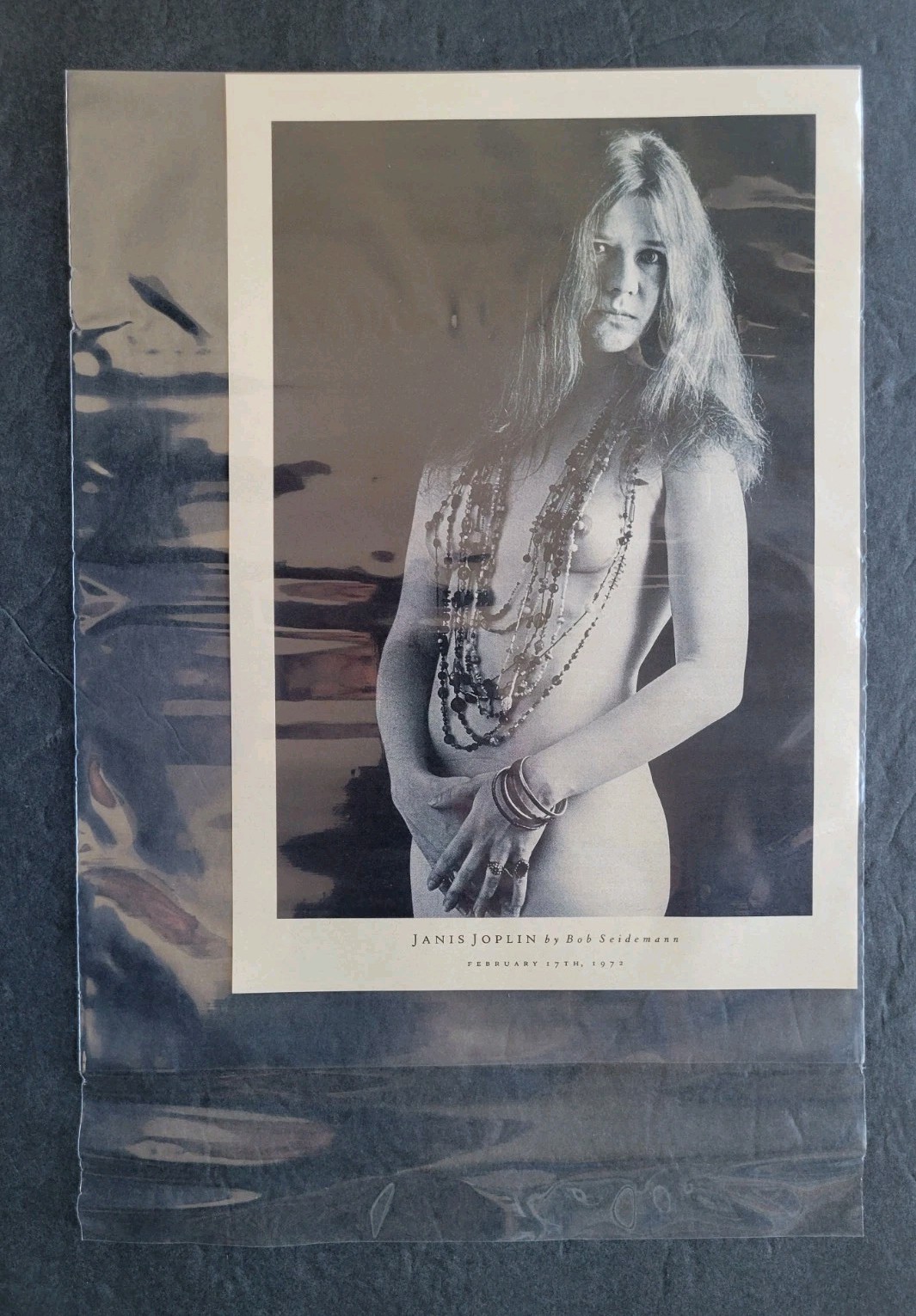 Janis Joplin Tastefully Nude Magazine Clipping 1987