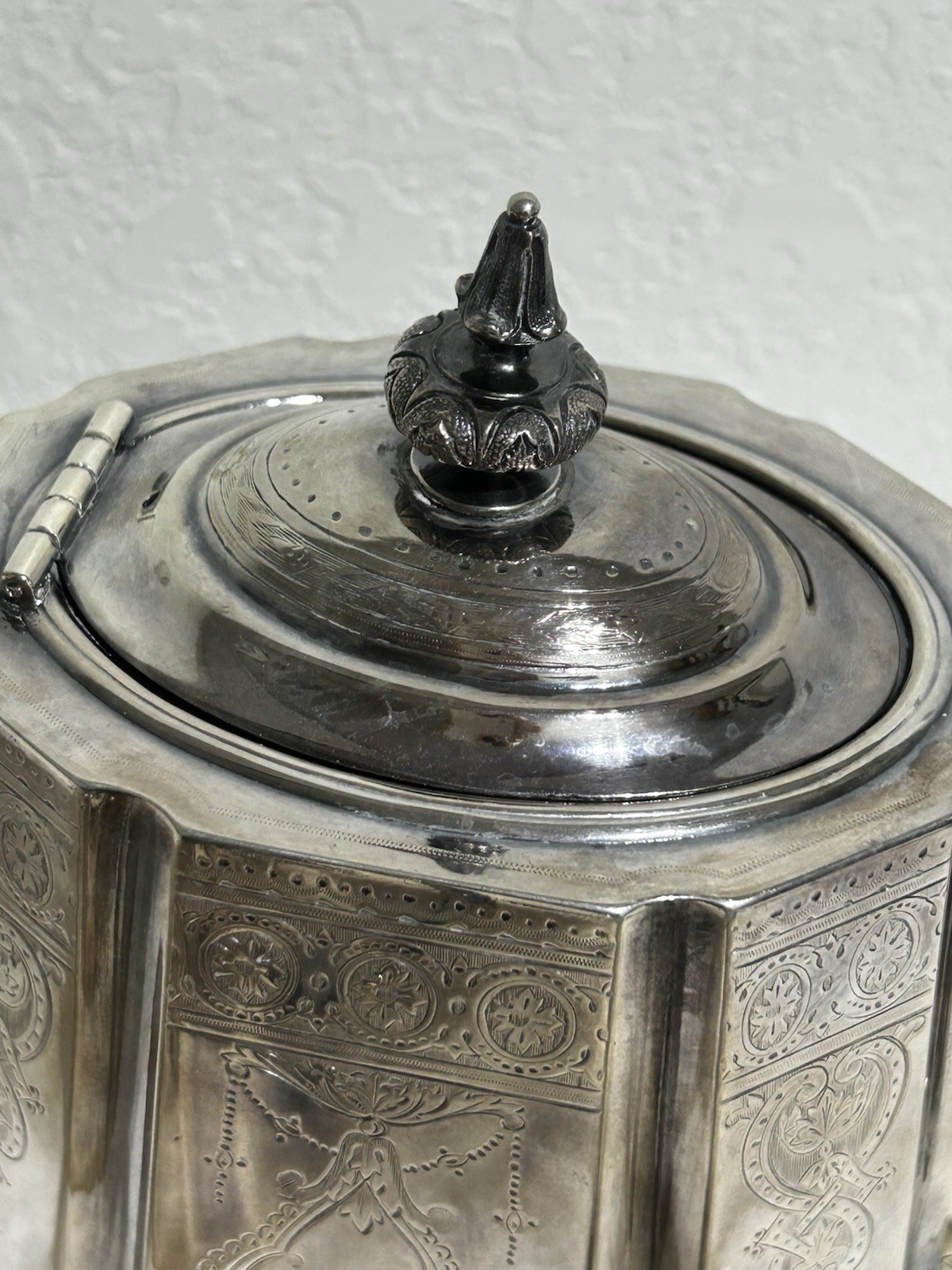 Vintage Walker & Hall Silver Plated 3-Piece Tea Set Teapot Milk Jug Sugar Bowl