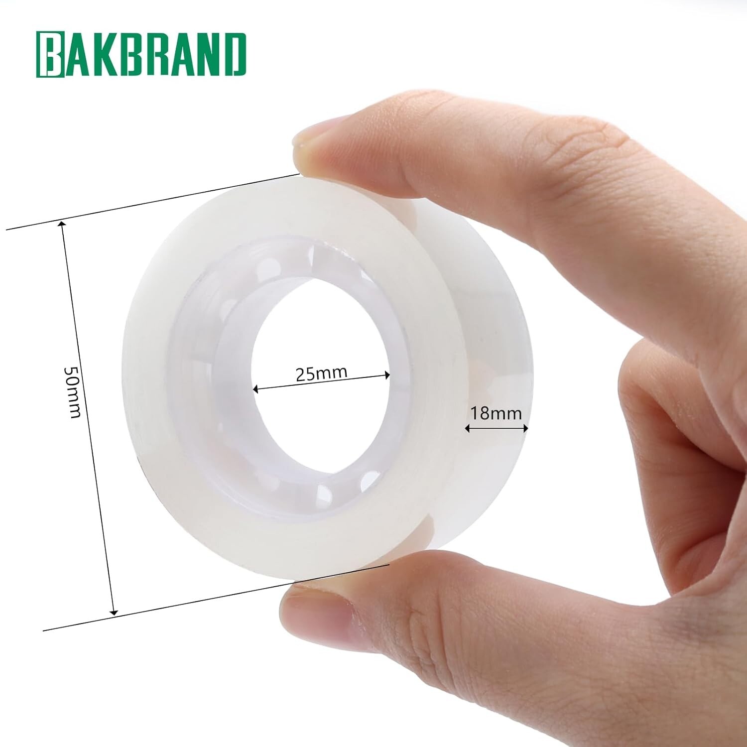 Clear Transparent Tape Rolls 3/4" x 1000" Dispenser Refill 12 Tape Rolls Scotch