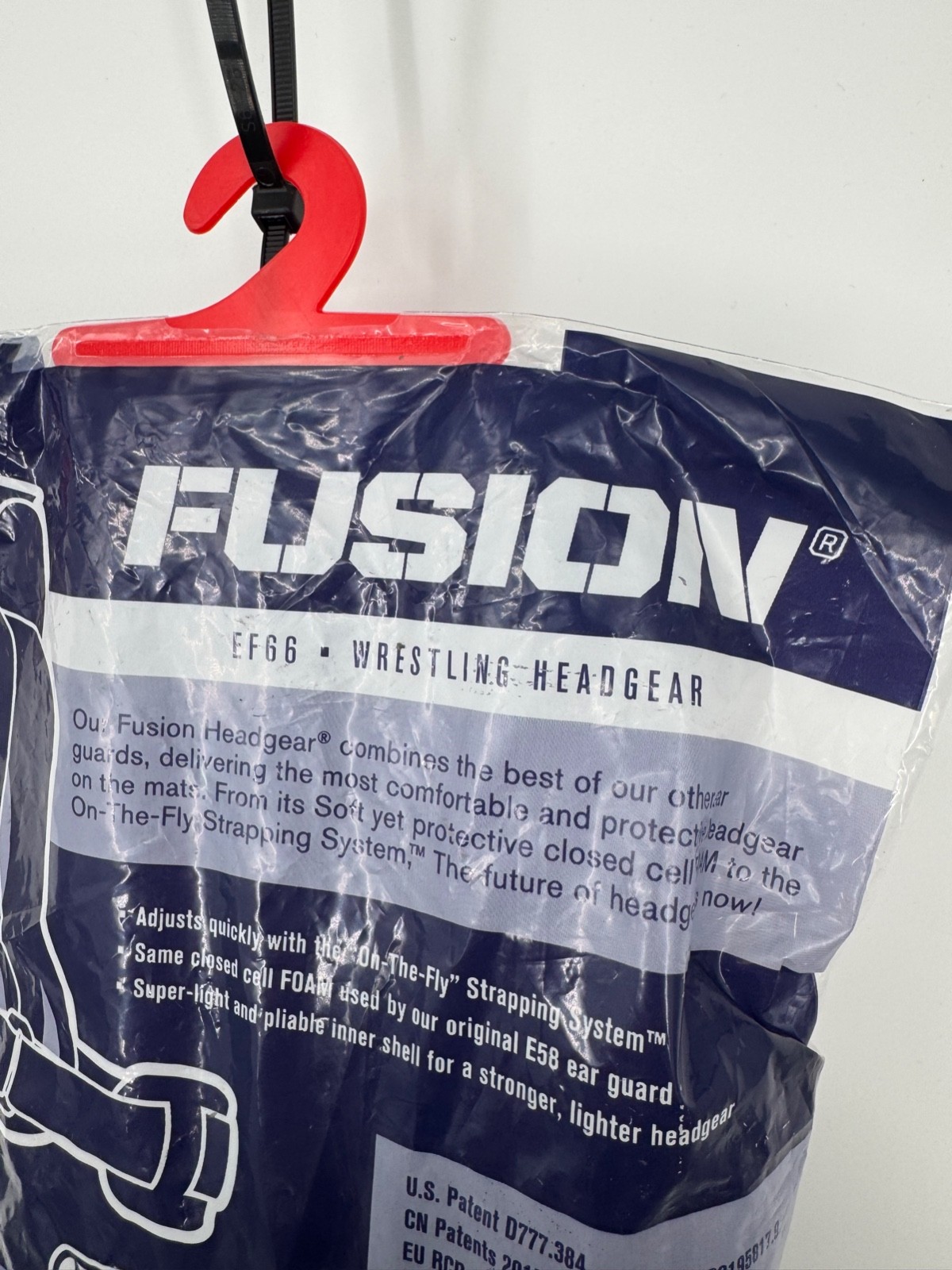 NWT Cliff Keen Fusion Headgear Youth One Size All-Blacked Athletic Wrestling