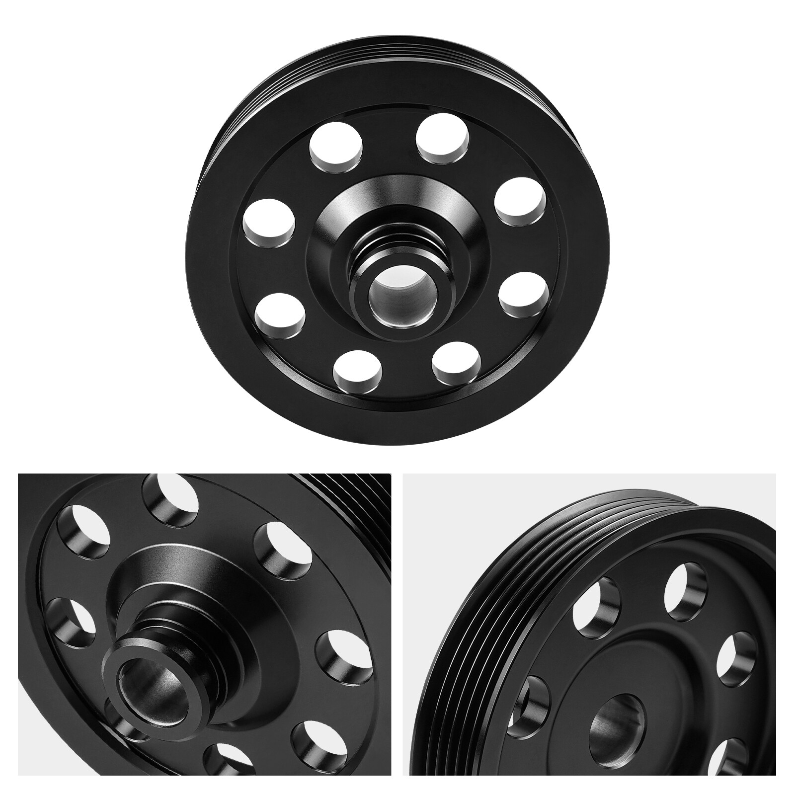 For LS Vortec Truck 5" Billet Aluminum Small Diameter Power Steering Pulley
