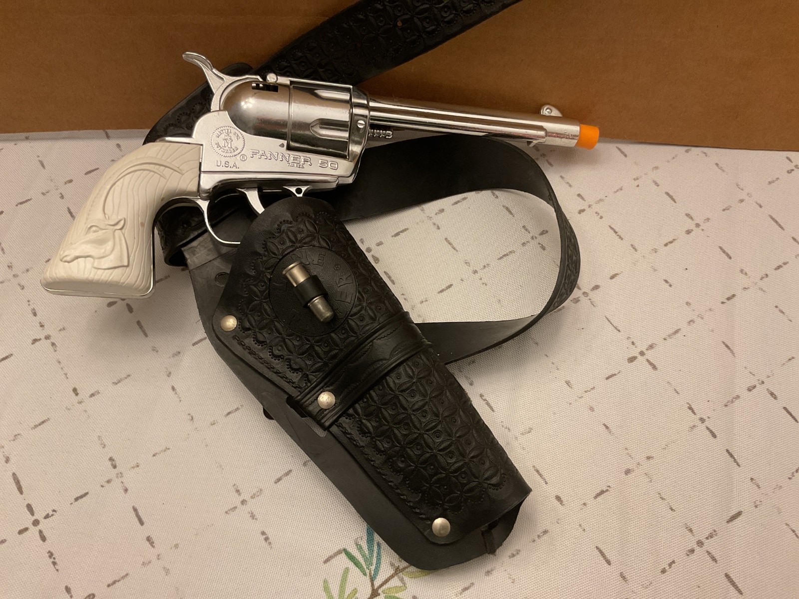 Vintage Mattel Fanner-50 w/Lone Ranger Holster Mint