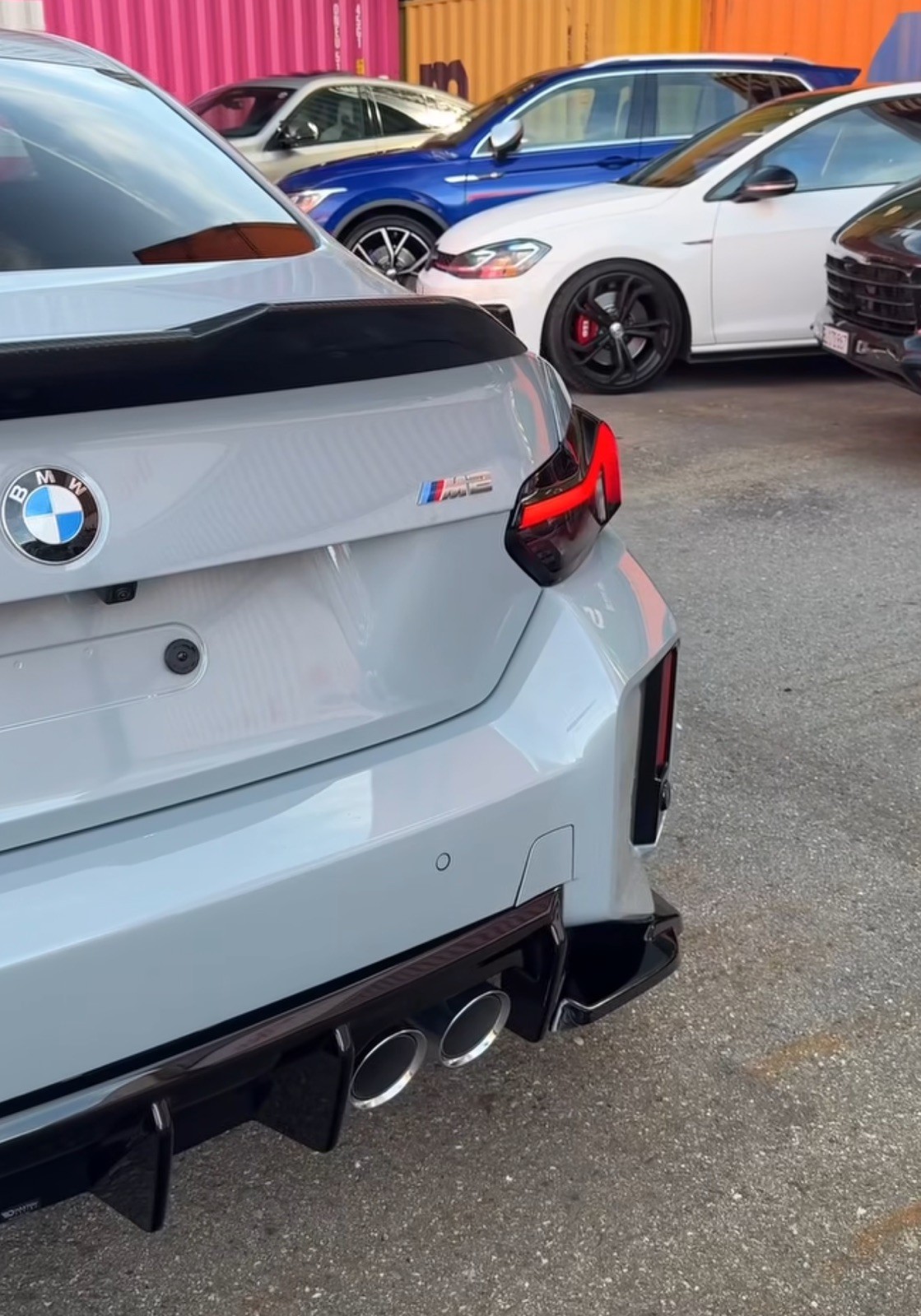 BMW 2 SERIES G42 G87 M PERFORMANCE STYLE LOOK REAR BOOT SPOILER GLOSS BLACK UK