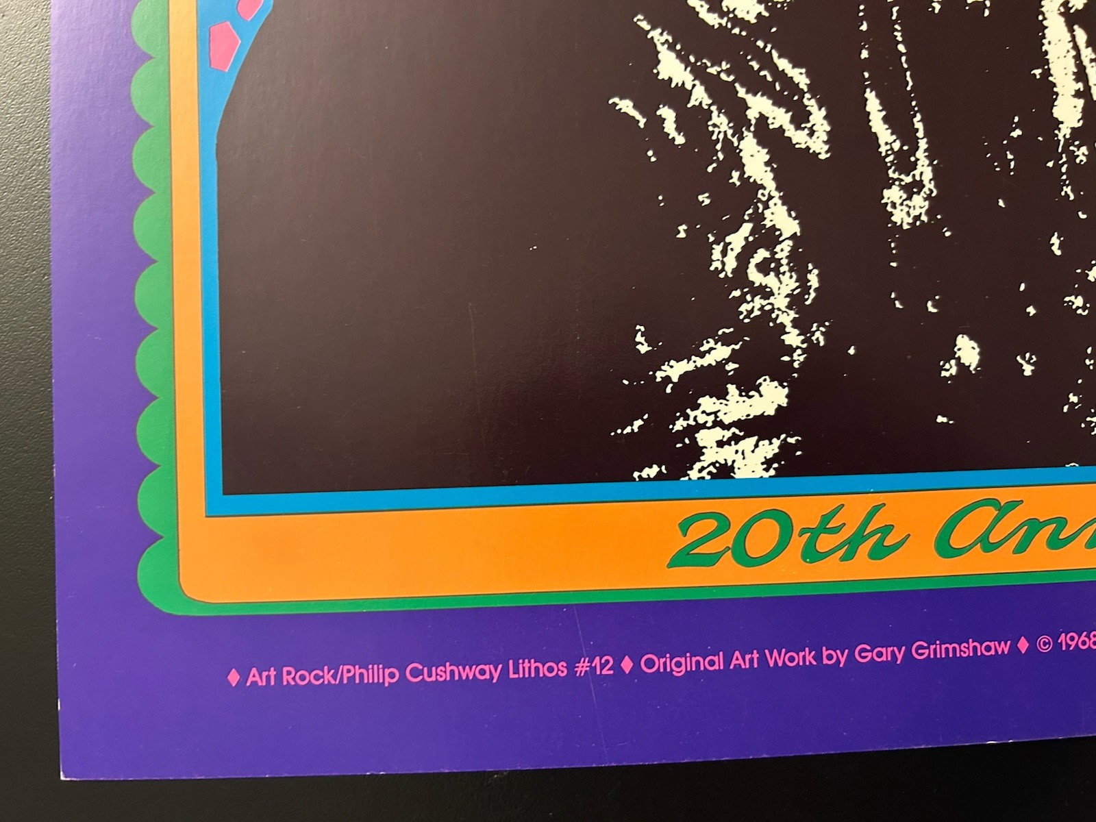 1988-JIMI HENDRIX EXPERIENCE 20TH ANNIVERSARY POSTER-CNE TORONTO-GARY GRIMSHAW-#