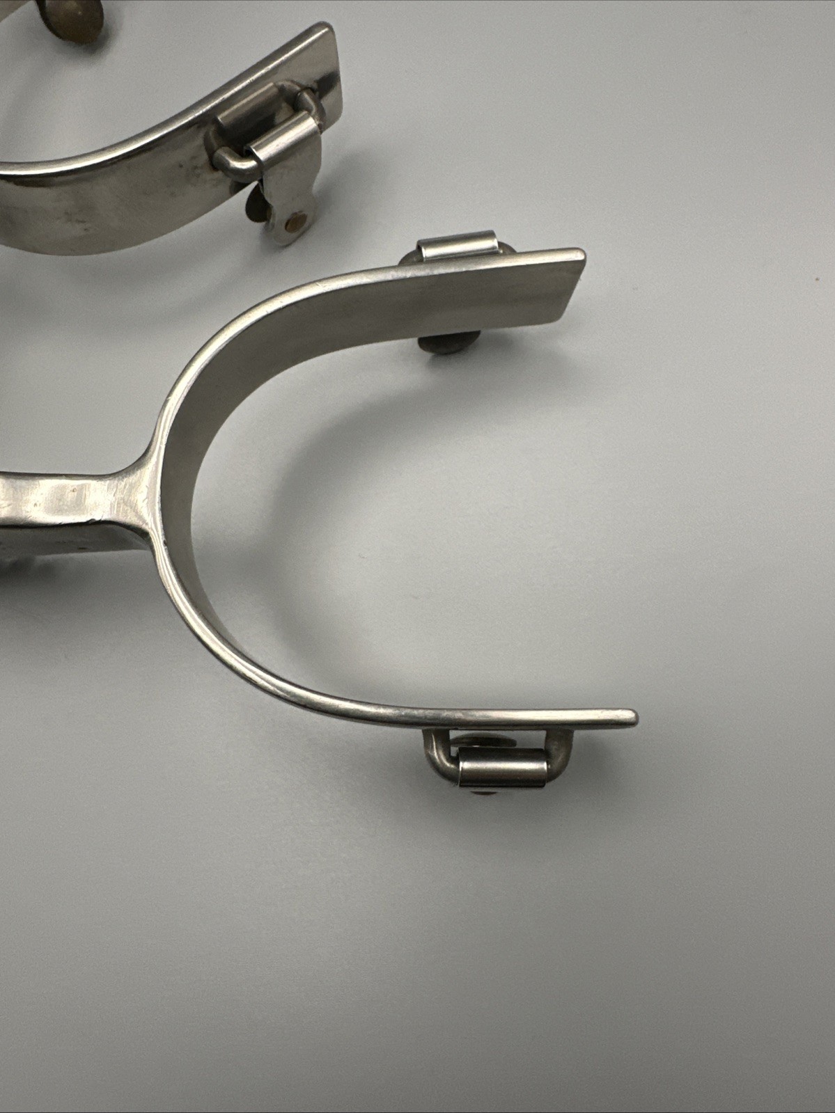 VTG Pair Of Western Spurs Brass Sunburst 20pt Rowels Korea