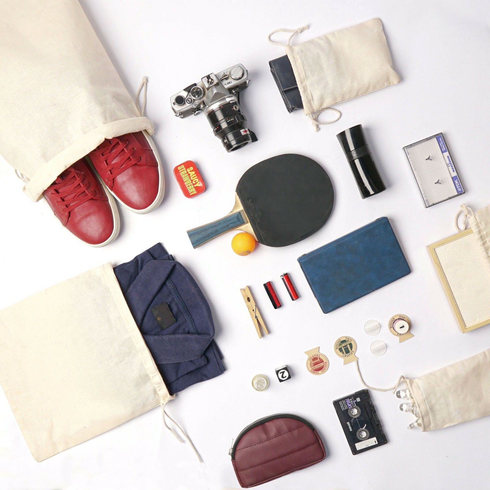 Biglotbags - 8 x 10 Inches Premium 100% Cotton Double Drawstring Muslin Bags