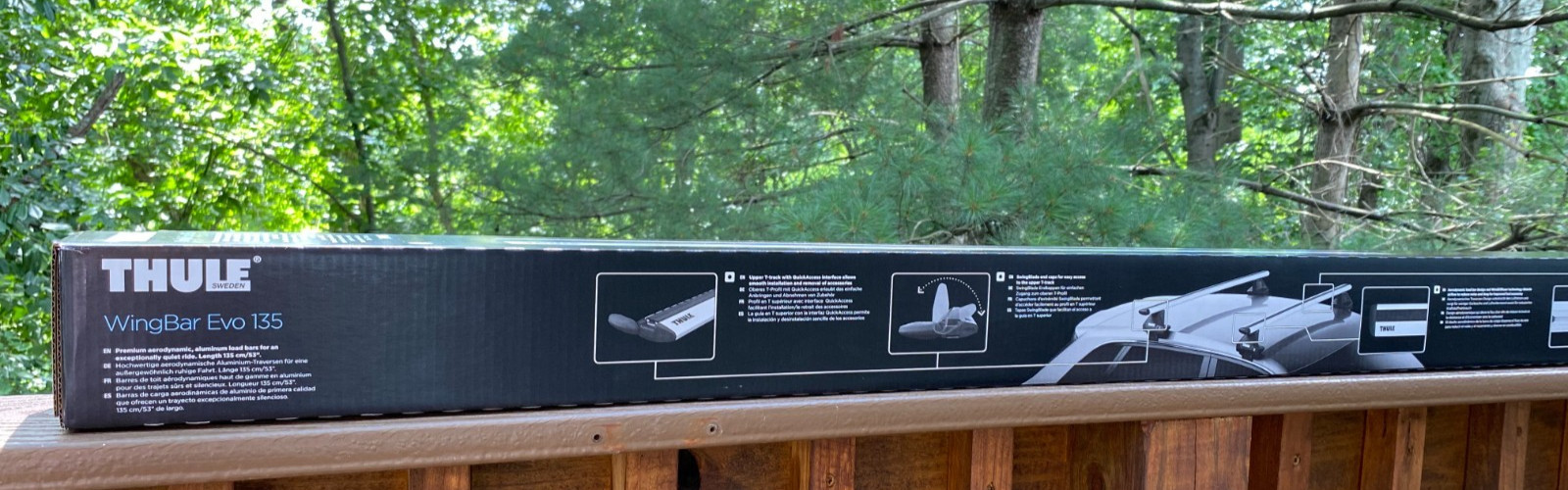 Thule Wingbar Evo 135 Silver 711400 (Pair)
