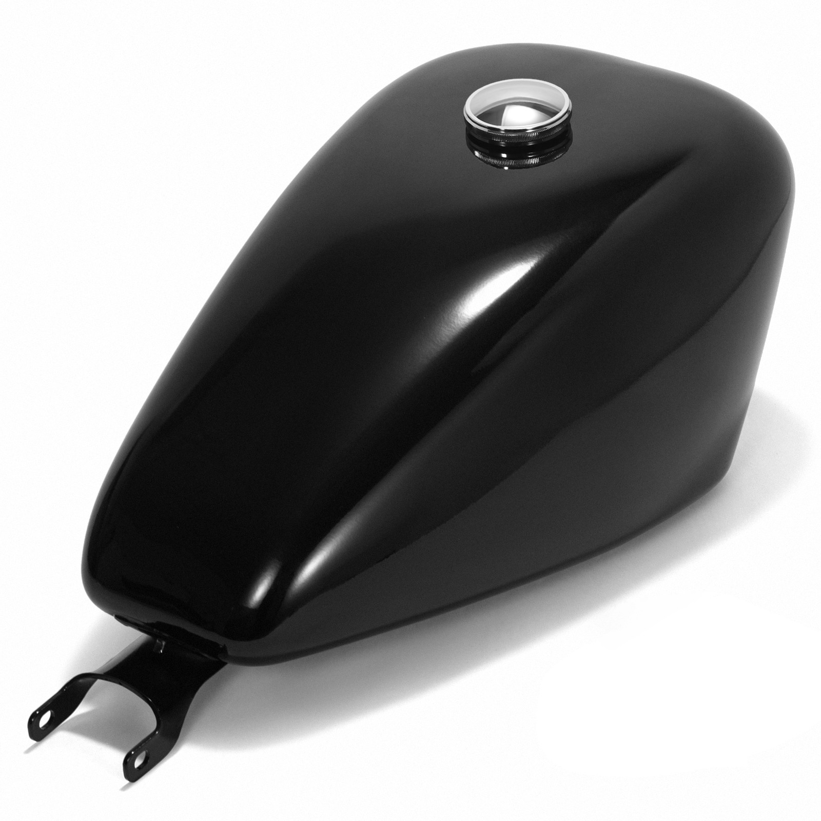 Black 4.2 Gallon Gas Fuel Tank Injection For Harley Sportster XL 883 1200 07-23