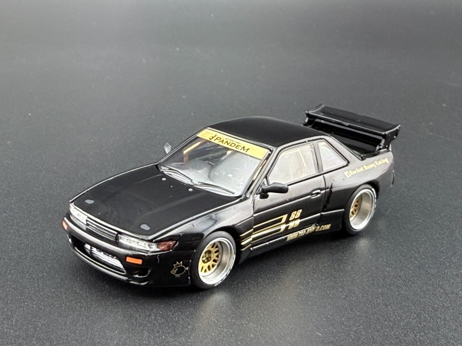 Pop Race Pandem Silvia S13 Black 640289 1/64