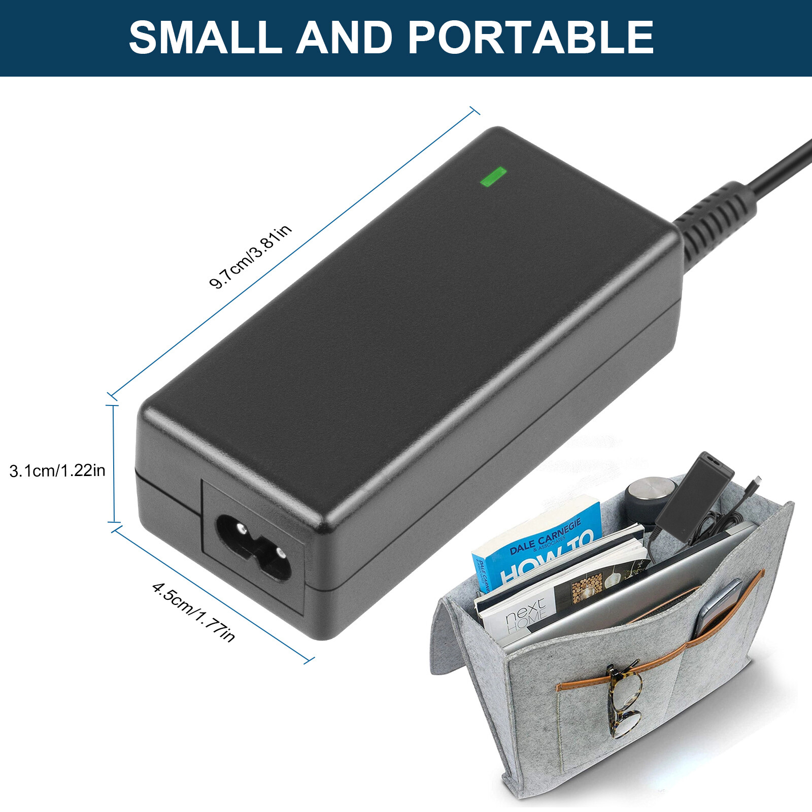 45W USB-C Charger Type-C Laptop Adapter For Lenovo ThinkPad X1 Carbon Yoga NEW