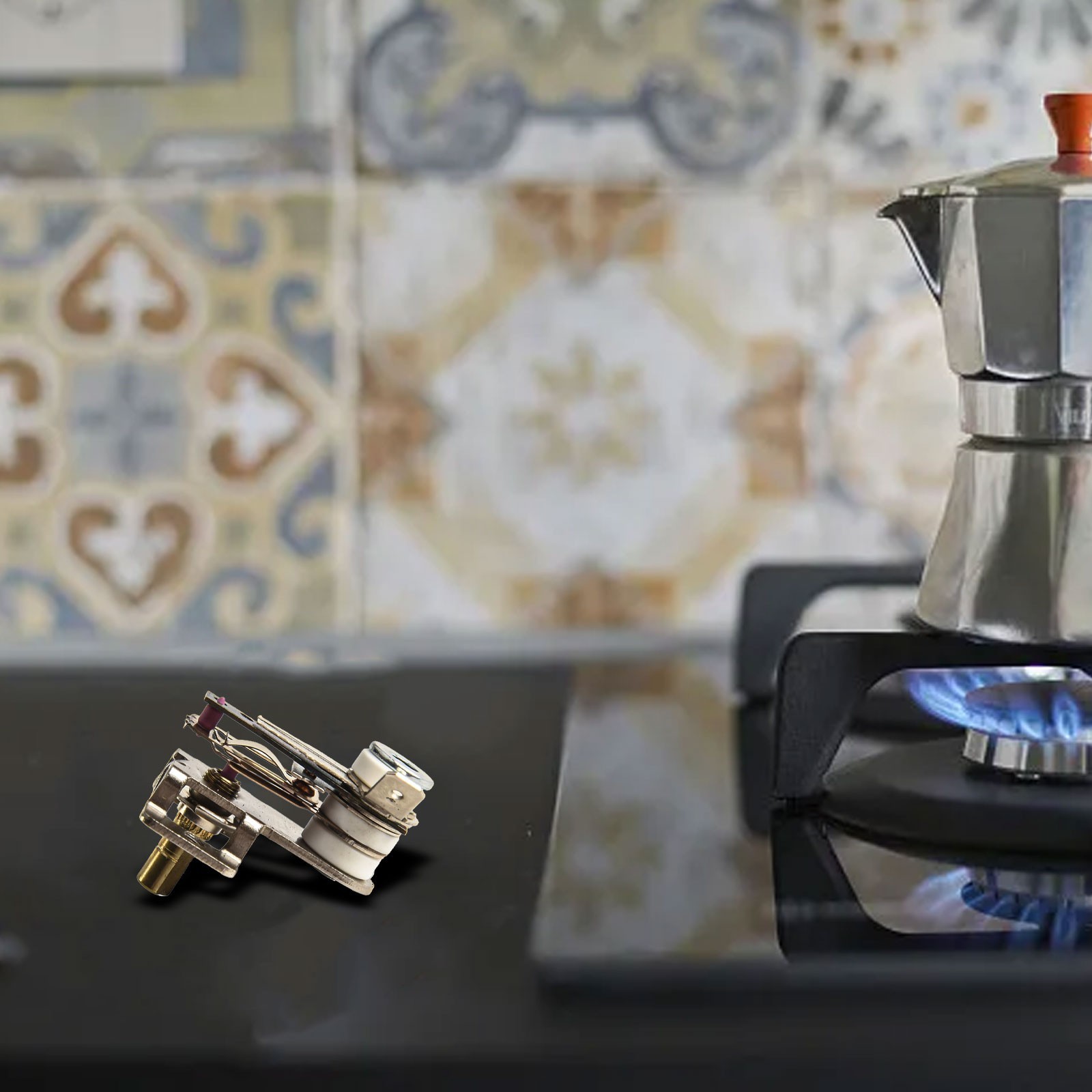 Adjustable Temperature Switch Heating Bimetal Thermostat KST-220 High Quality