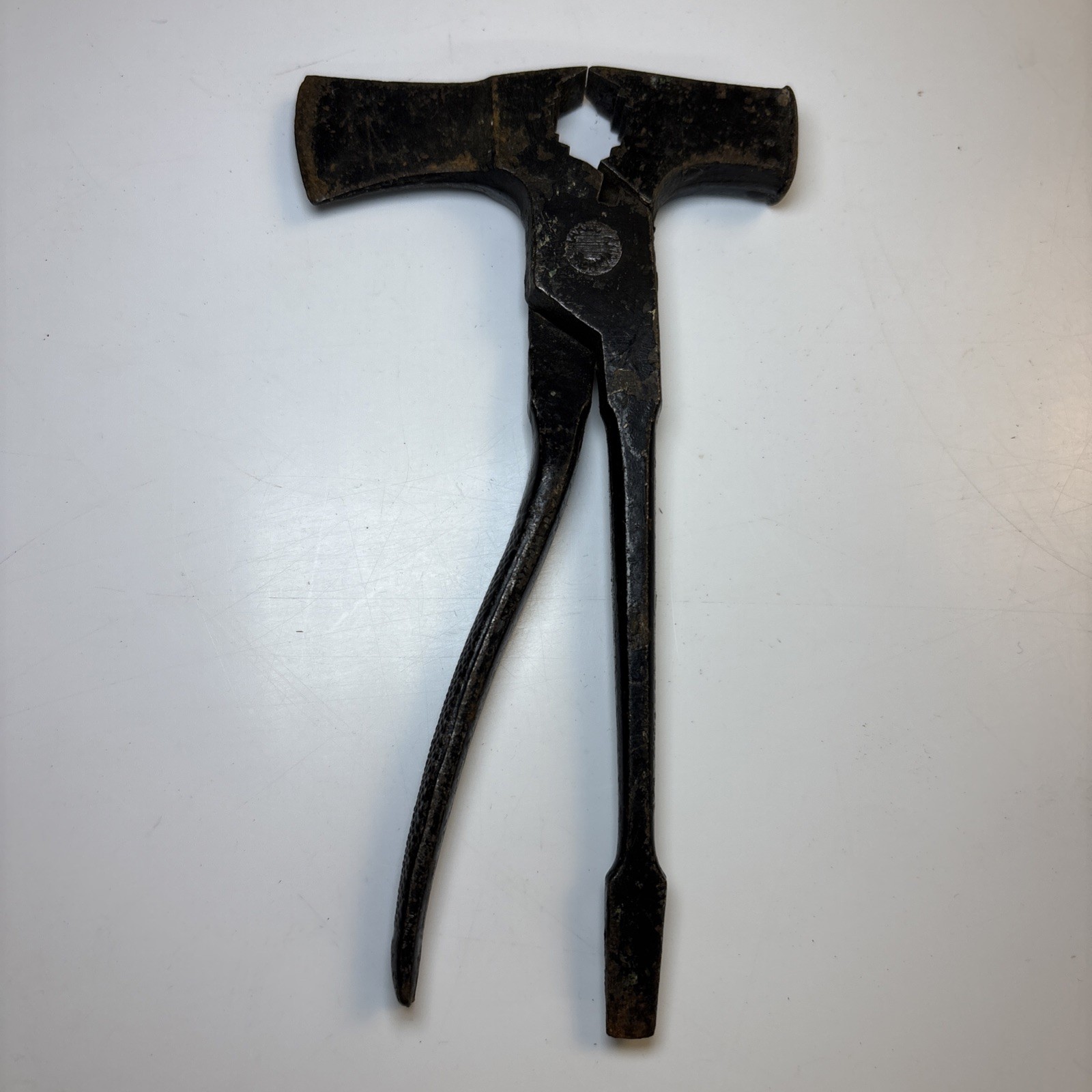 Antique ARLO German Multi Tool Axe Pliers Hammer Pry Bar Pre-WWII