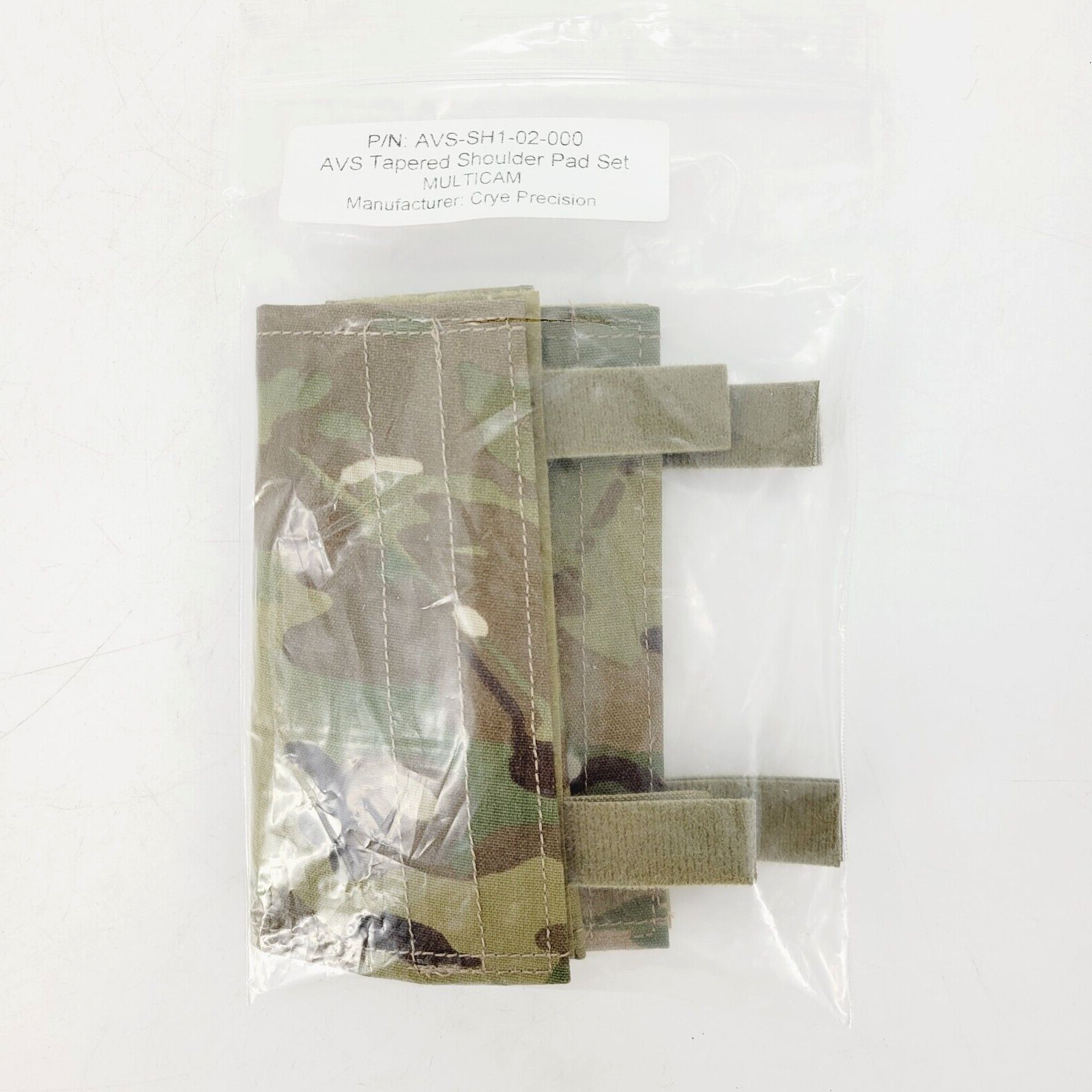 Crye Precision MultiCam AVS Tapered Padded Shoulder Pad Set AVS-SH1-02-000
