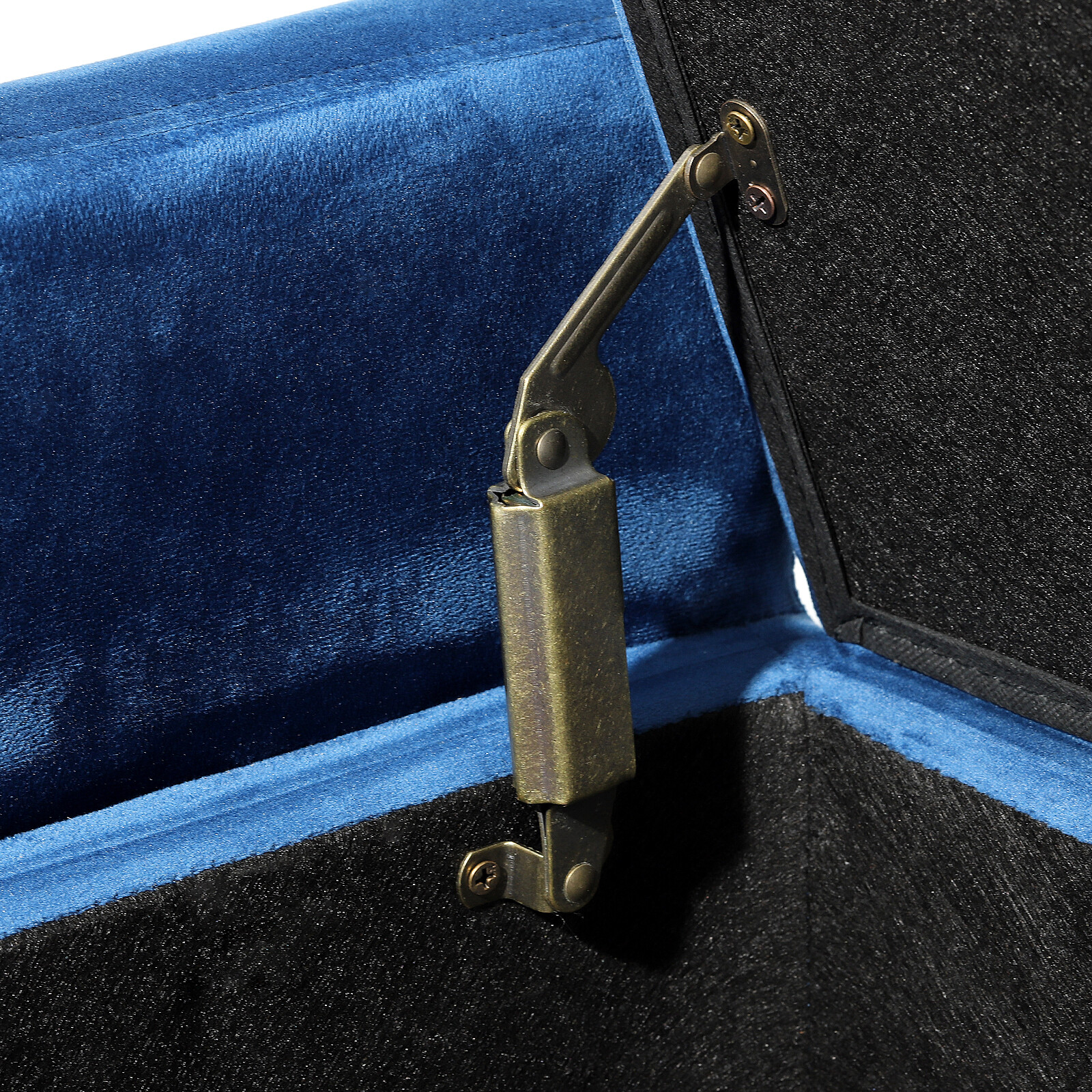 Modern Storage Bench Ottoman Velvet Upholstered Storage Seat in Entryway Bedroom