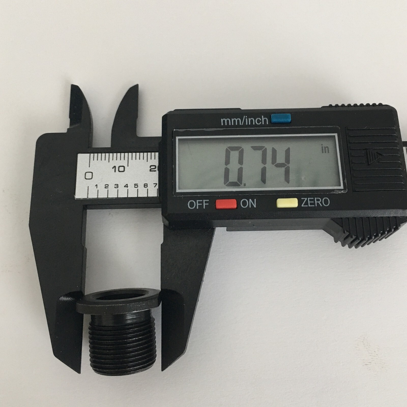 2 Pack Steel Thread Adapter 1/2x28 to 5/8x24 With 2 Crush Washer