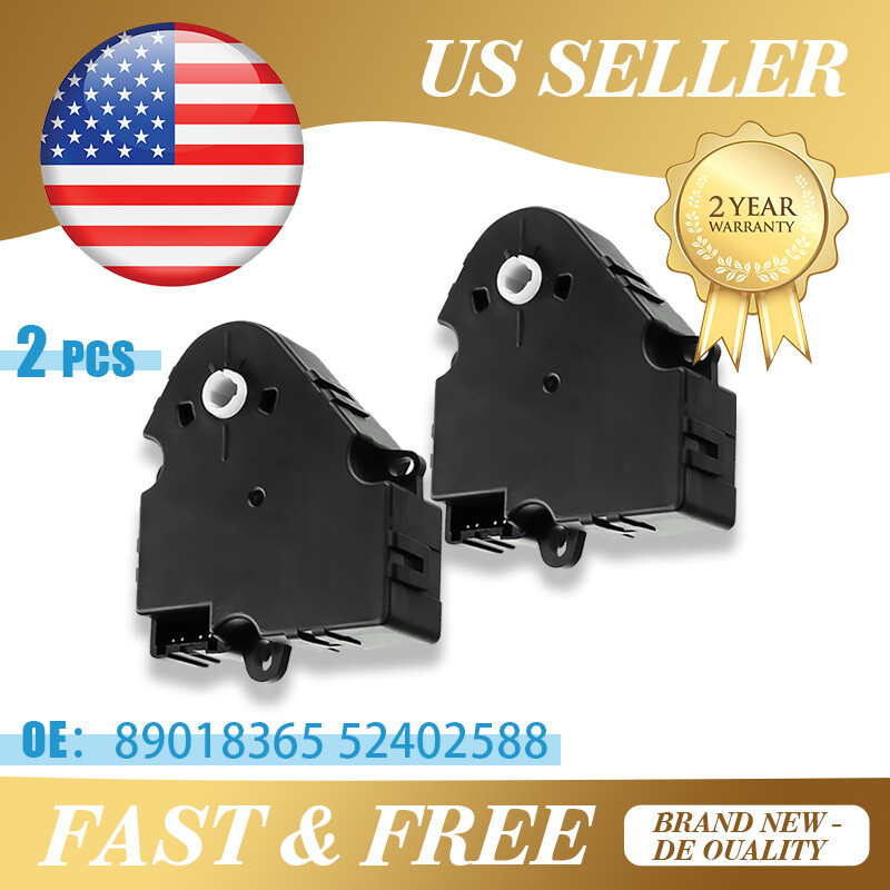 2PCS HVAC Heater Air Blend Door Actuator for Chevy Silverado GMC Sierra 604-106
