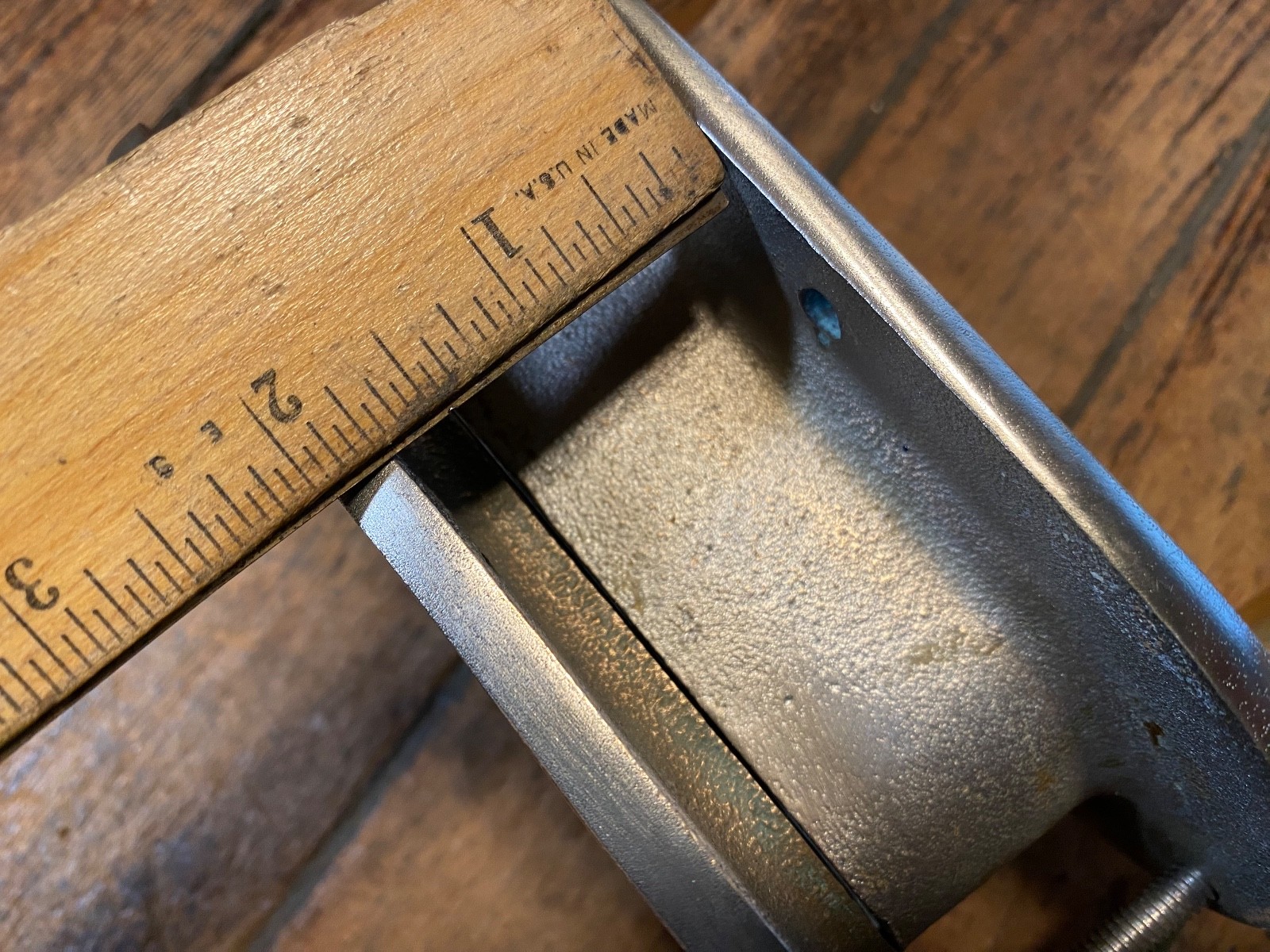 VINTAGE CAST POLISHED BRONZE COMBINATION CLEAT/HAWSE HOLE 12" LONG (2 avail)