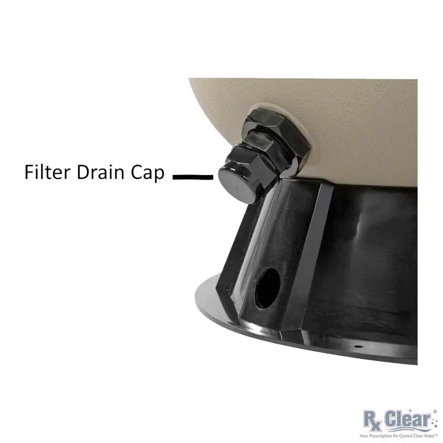 Rx Clear Radiant 22" Inch Above Ground Swimming Pool Sand Filter w/ 6-Way Valve