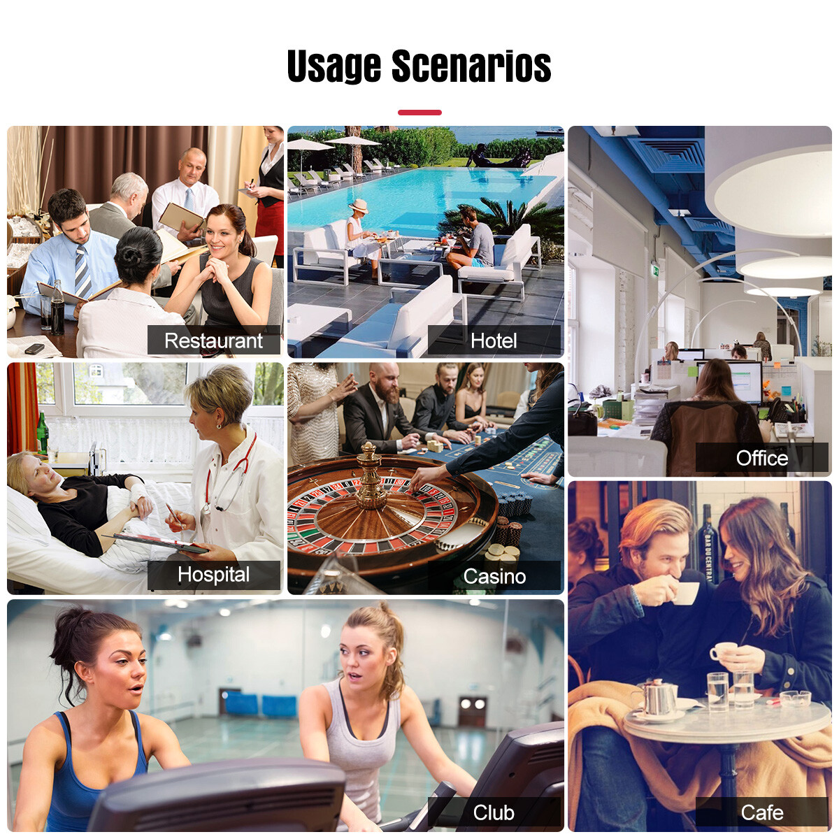 TD110 Wireless Pager Calling System Waiter Watch Restaurant Cafe Club Clinic Bar