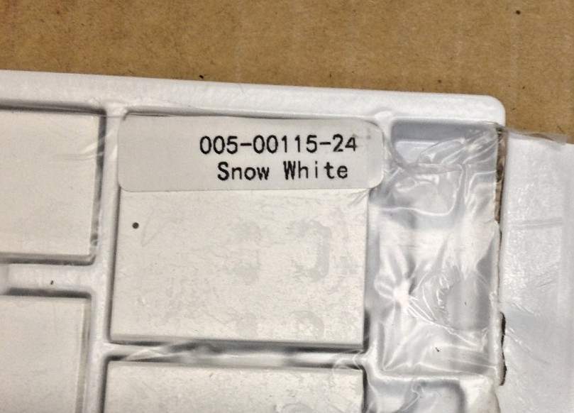 Control4 Color Kit/Contemporary Keypad Buttons/Snow White/New Buttons/Free Ship